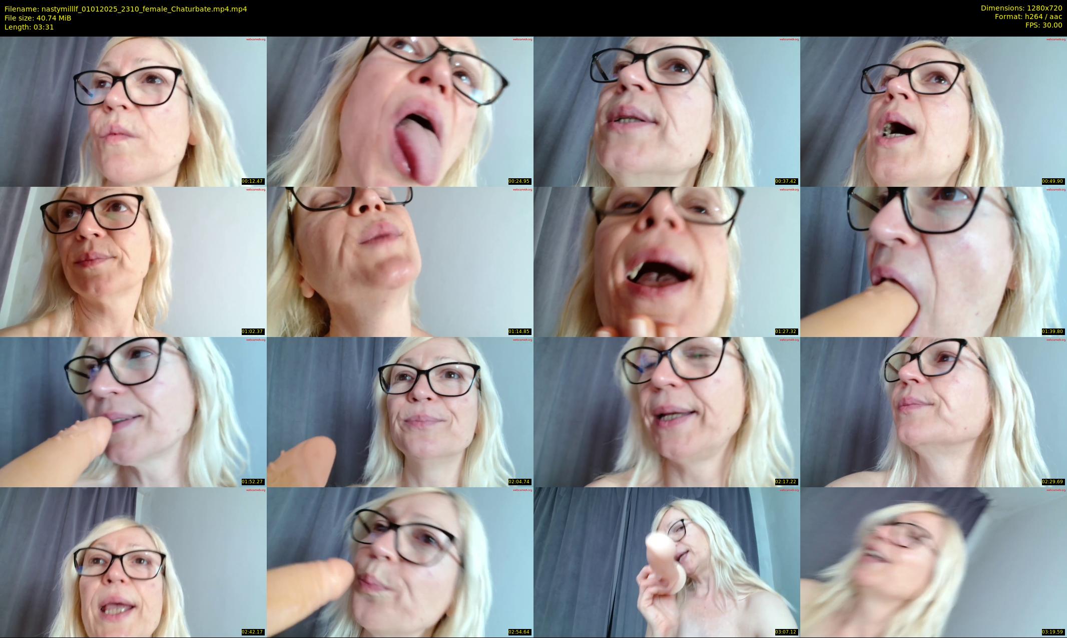 nastymilllf — 4 minute Chaturbate female cam show recording, 720p, Jan 1, 2025