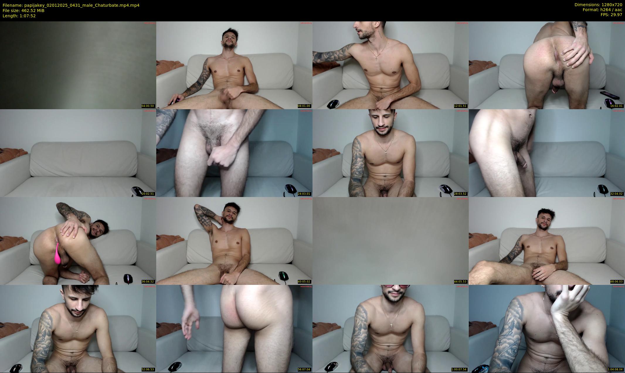 papijakey — 68 minute Chaturbate male cam show recording, 720p, Jan 2, 2025