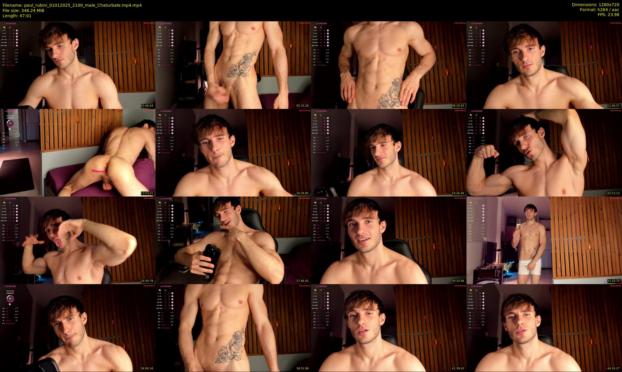paul_rubini — 48 minute Chaturbate male cam show recording, 720p, Jan 1, 2025