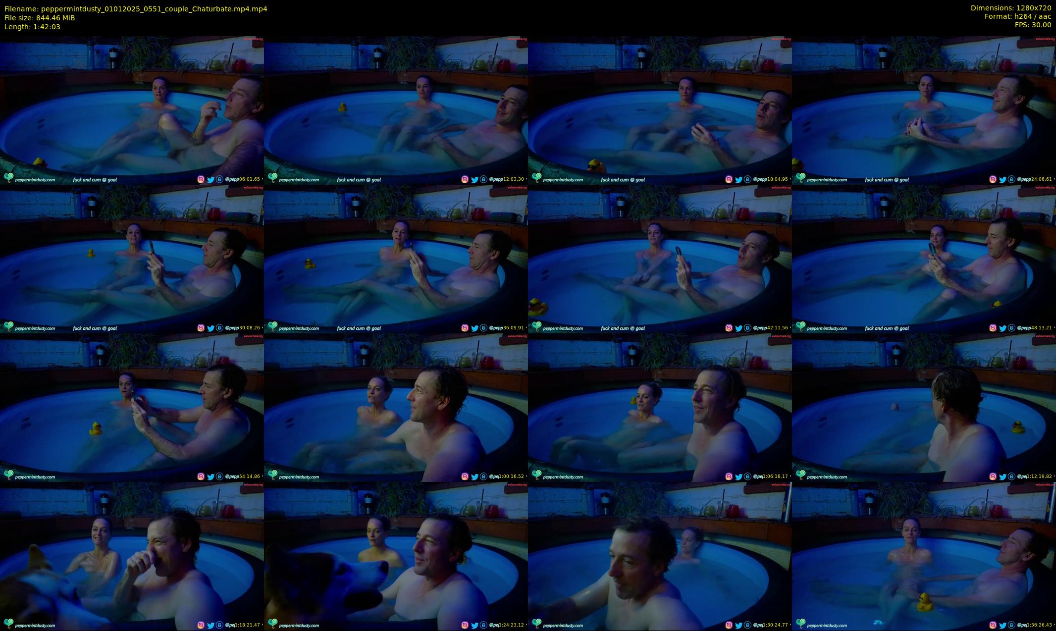 peppermintdusty — 103 minute Chaturbate couple cam show recording, 720p, Jan 1, 2025
