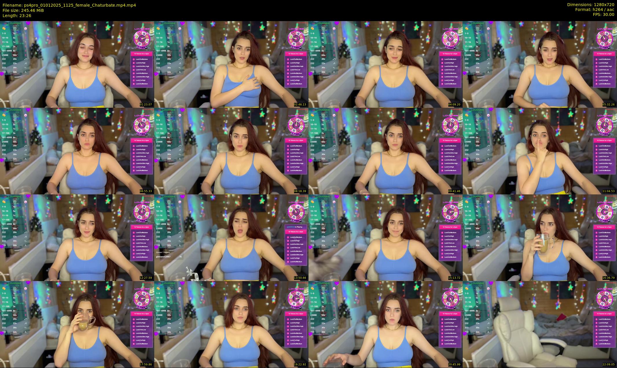 ps4pro — 24 minute Chaturbate female cam show recording, 720p, Jan 1, 2025