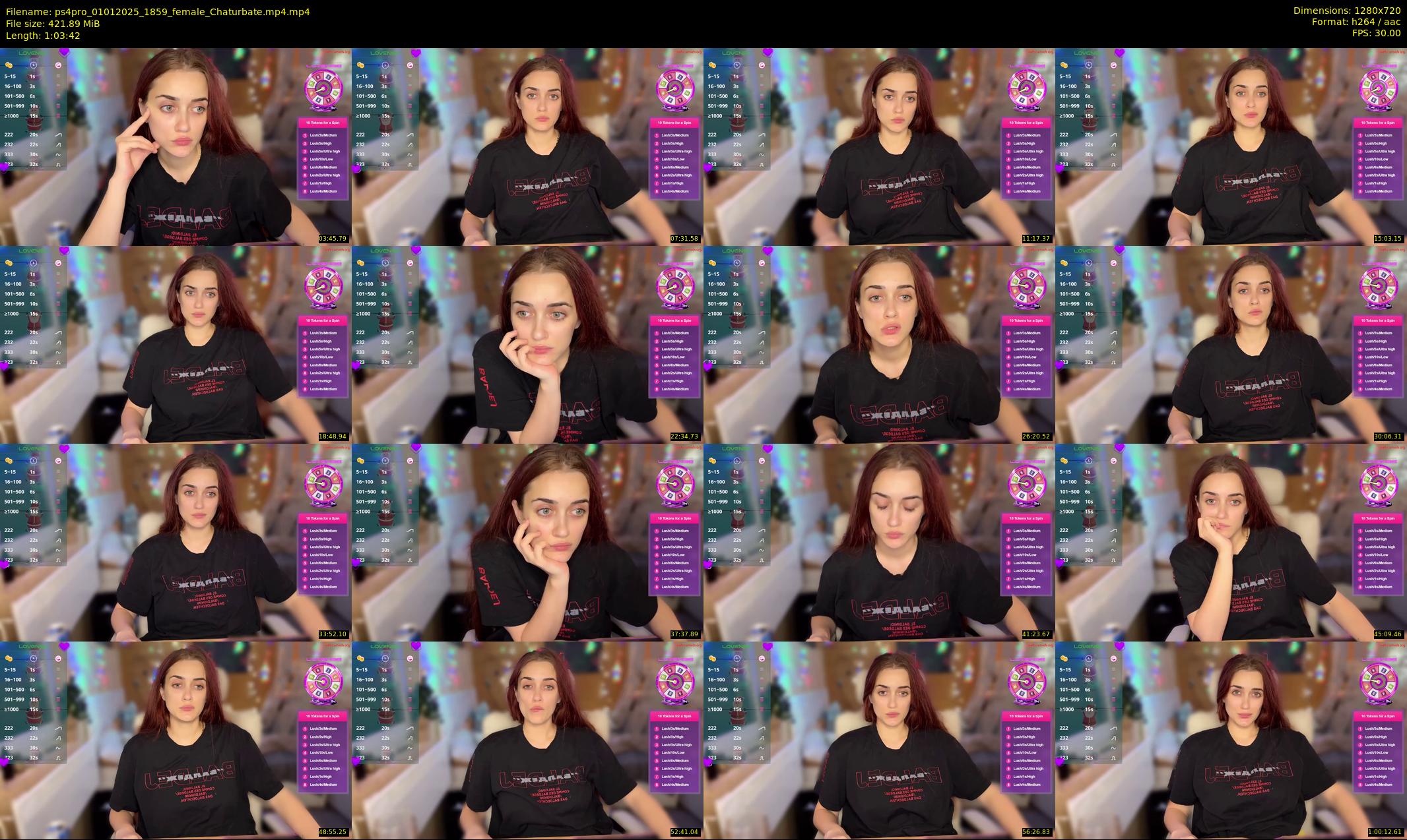 ps4pro — 64 minute Chaturbate female cam show recording, 720p, Jan 1, 2025
