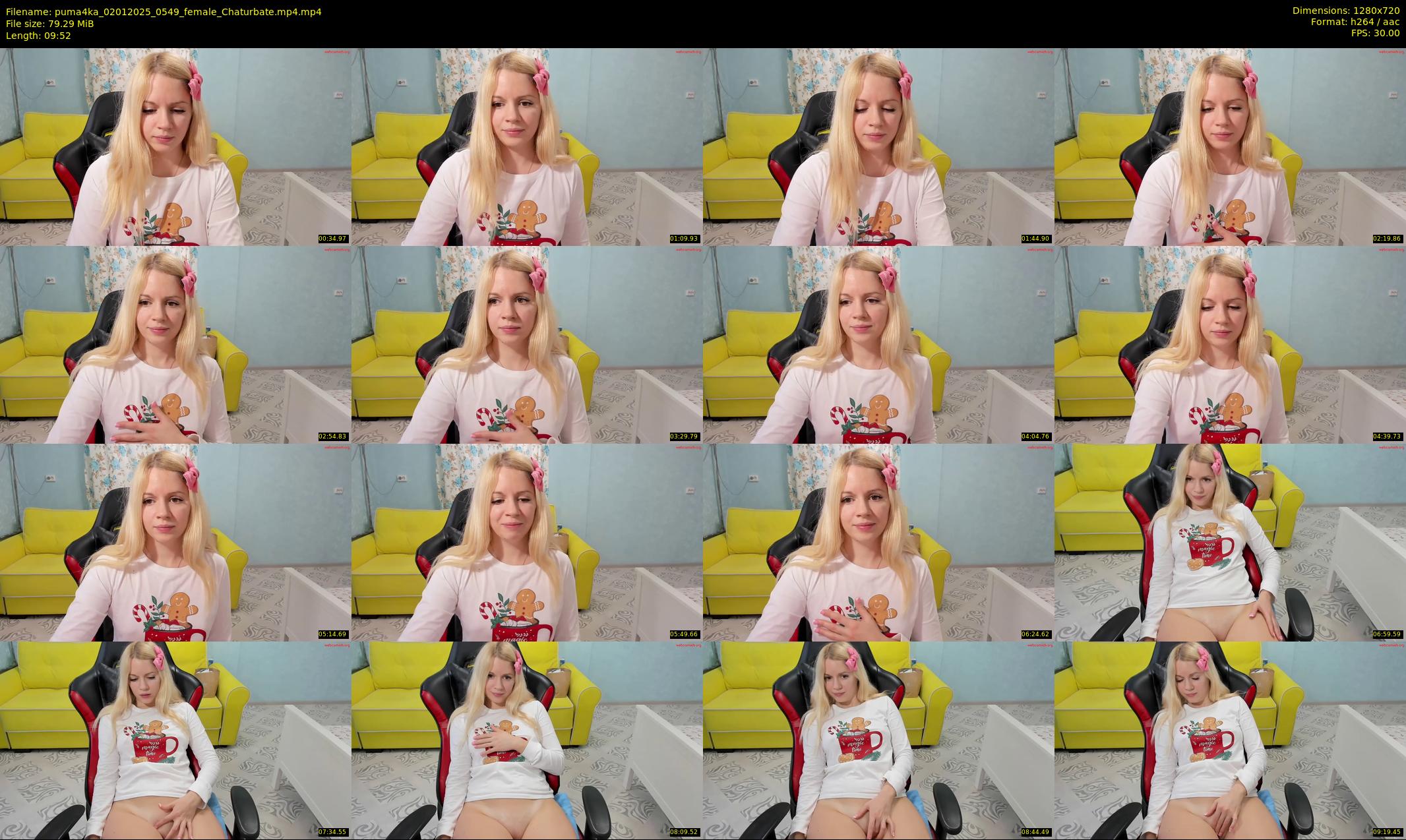 puma4ka — 10 minute Chaturbate female cam show recording, 720p, Jan 2, 2025