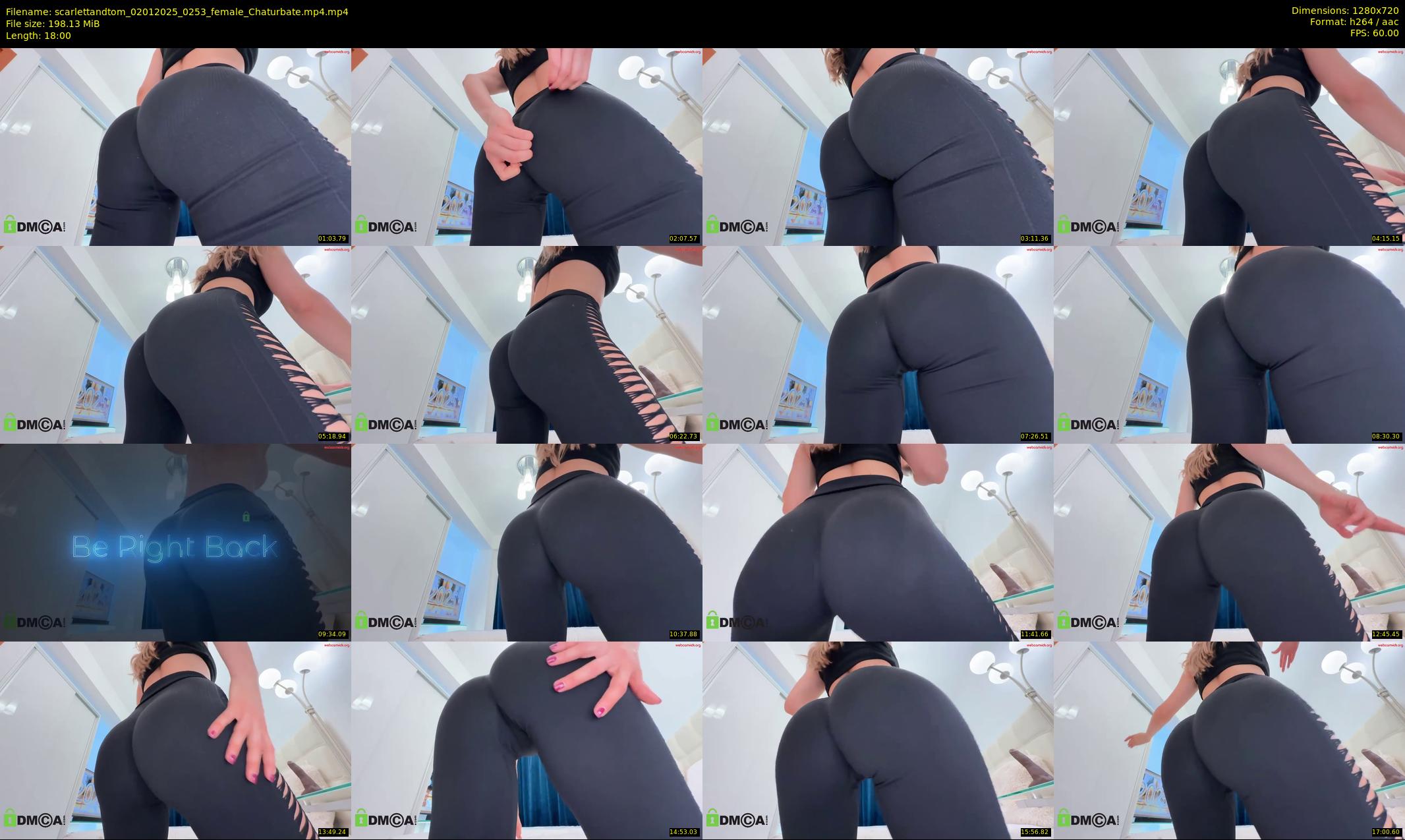 scarlettandtom — 18 minute Chaturbate couple cam show recording, 720p, Jan 2, 2025