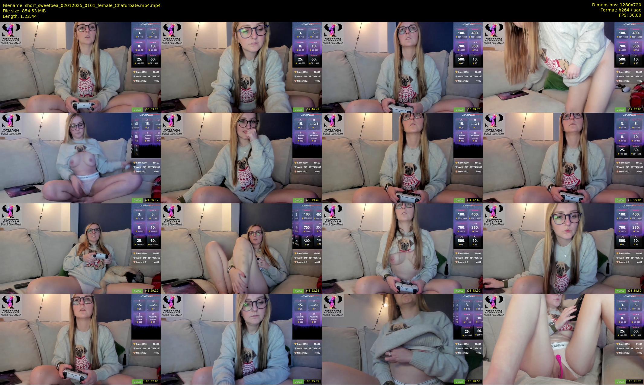 short_sweetpea — 83 minute Chaturbate female cam show recording, 720p, Jan 2, 2025