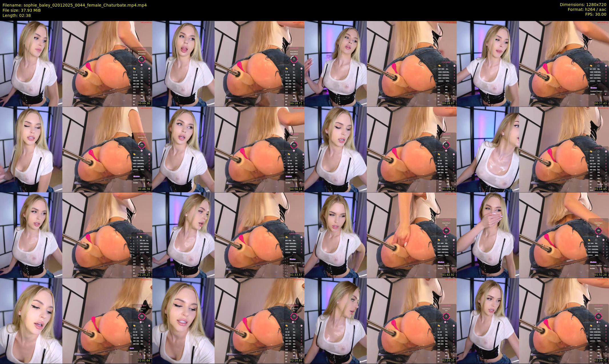 sophie_baley — 3 minute Chaturbate female cam show recording, 720p, Jan 2, 2025