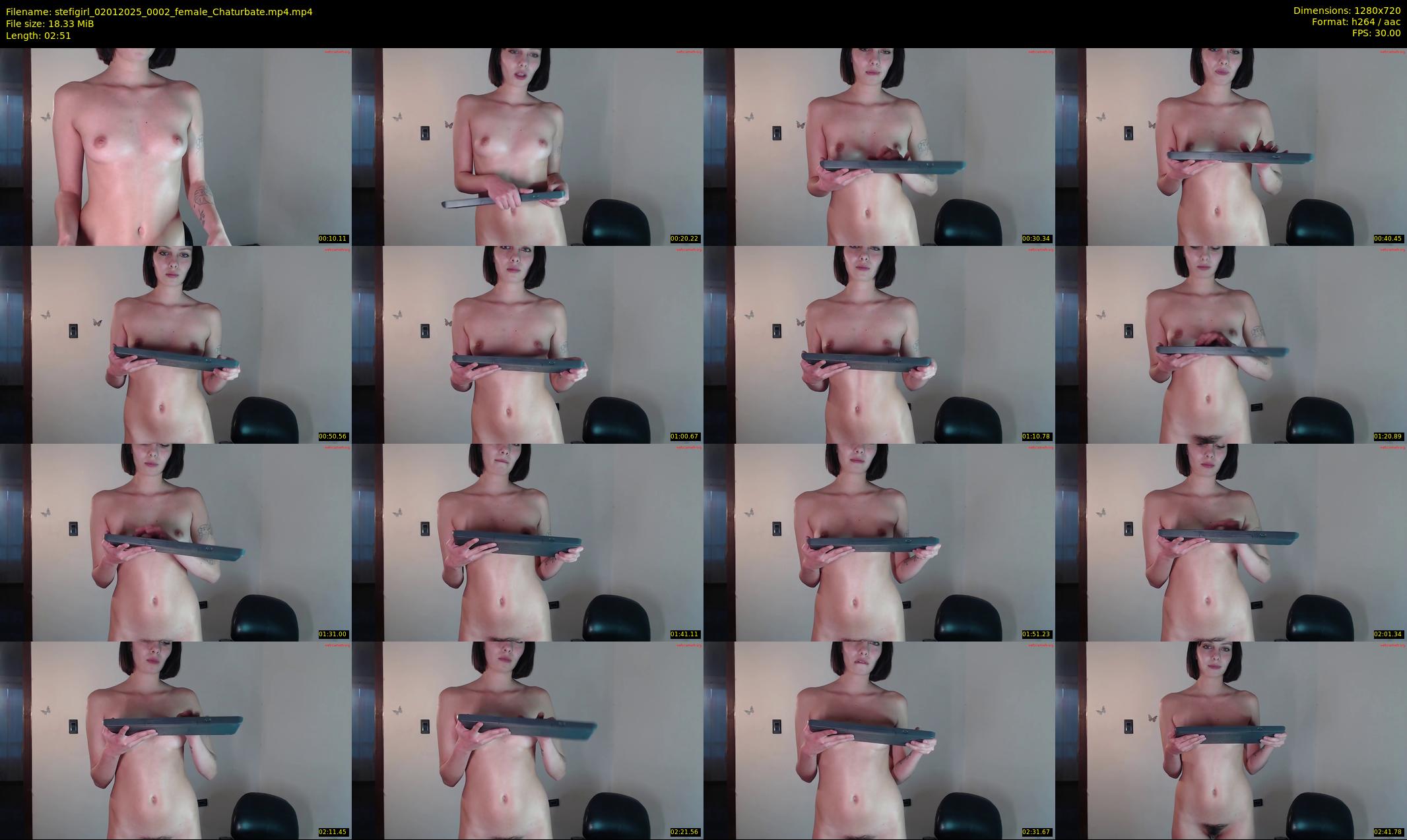 stefigirl — 3 minute Chaturbate female cam show recording, 720p, Jan 2, 2025