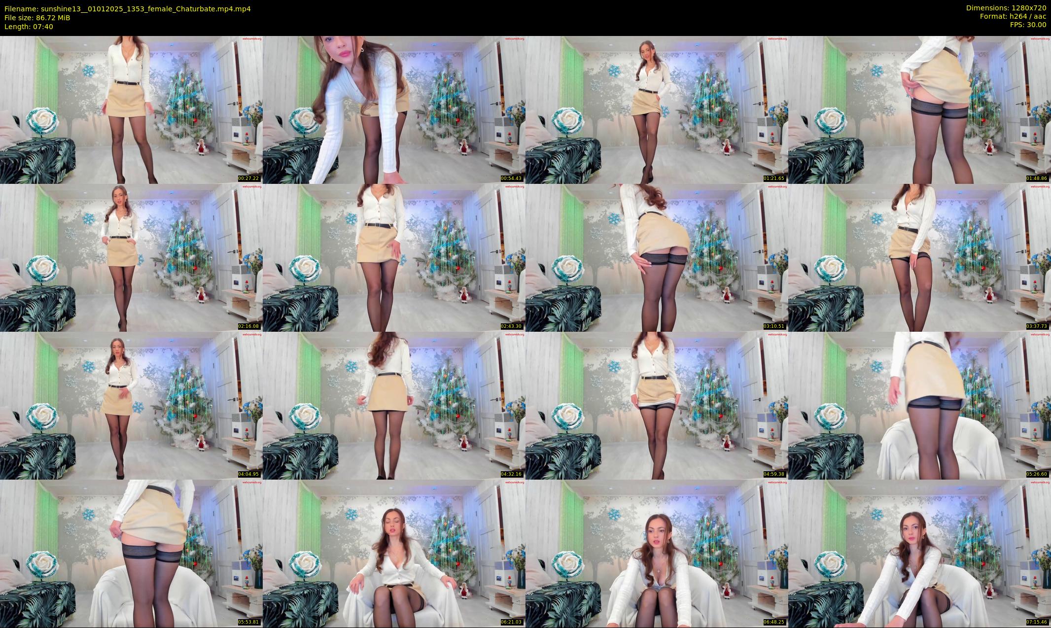 sunshine13_ — 8 minute Chaturbate female cam show recording, 720p, Jan 1, 2025