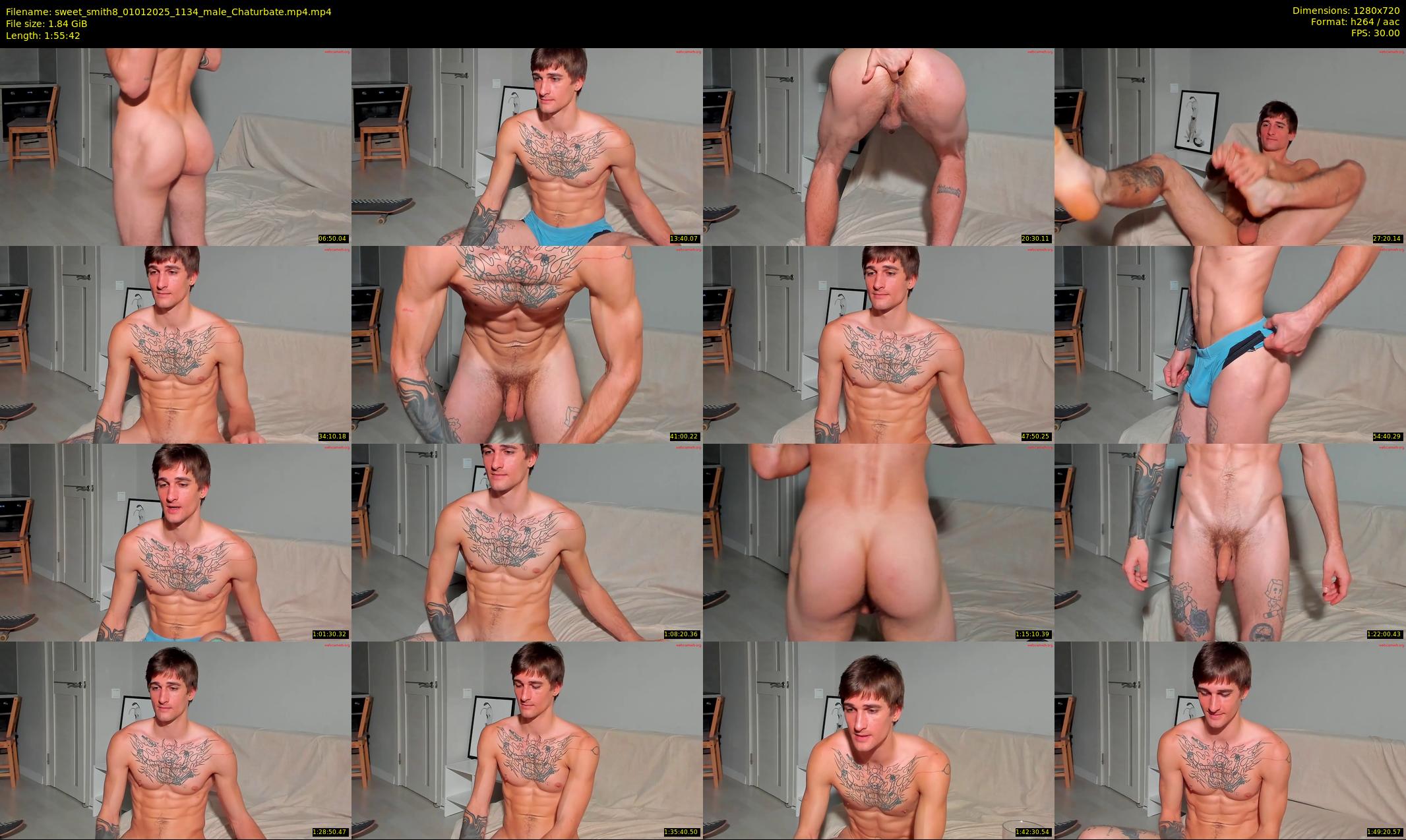 sweet_smith8 — 116 minute Chaturbate male cam show recording, 720p, Jan 1, 2025