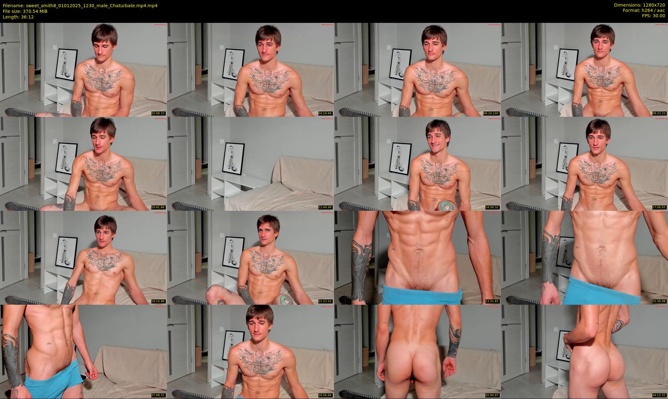 sweet_smith8 — 37 minute Chaturbate male cam show recording, 720p, Jan 1, 2025