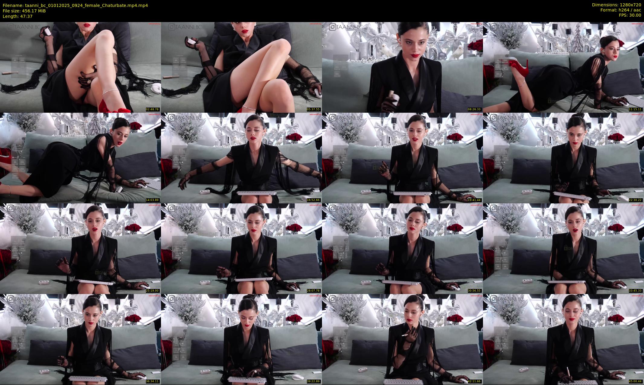 taanni_bc — 48 minute Chaturbate female cam show recording, 720p, Jan 1, 2025