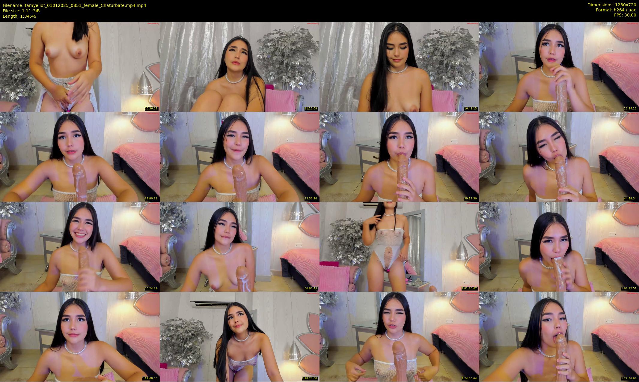 tamyeliot — 95 minute Chaturbate female cam show recording, 720p, Jan 1, 2025