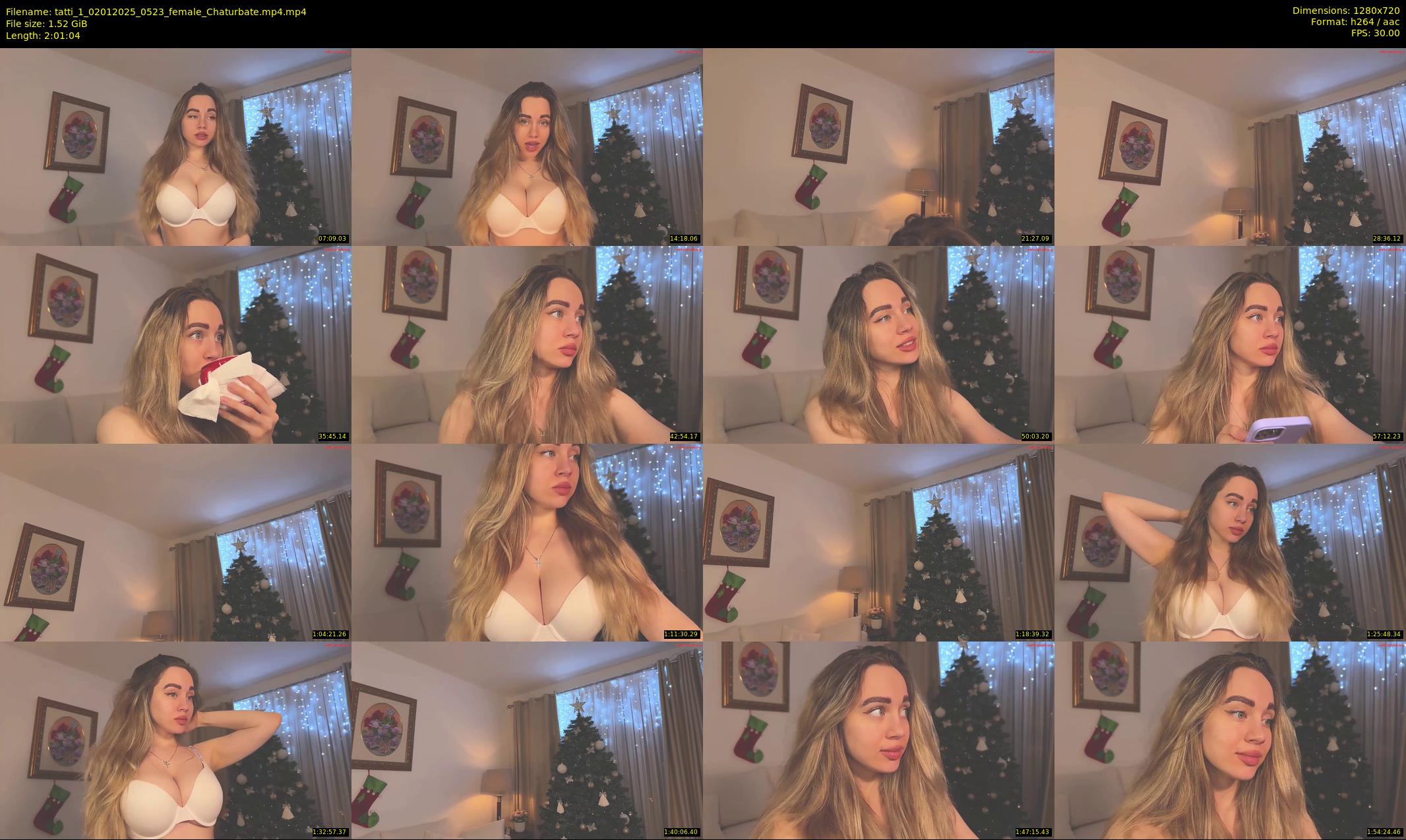 tatti_1 — 122 minute Chaturbate female cam show recording, 720p, Jan 2, 2025