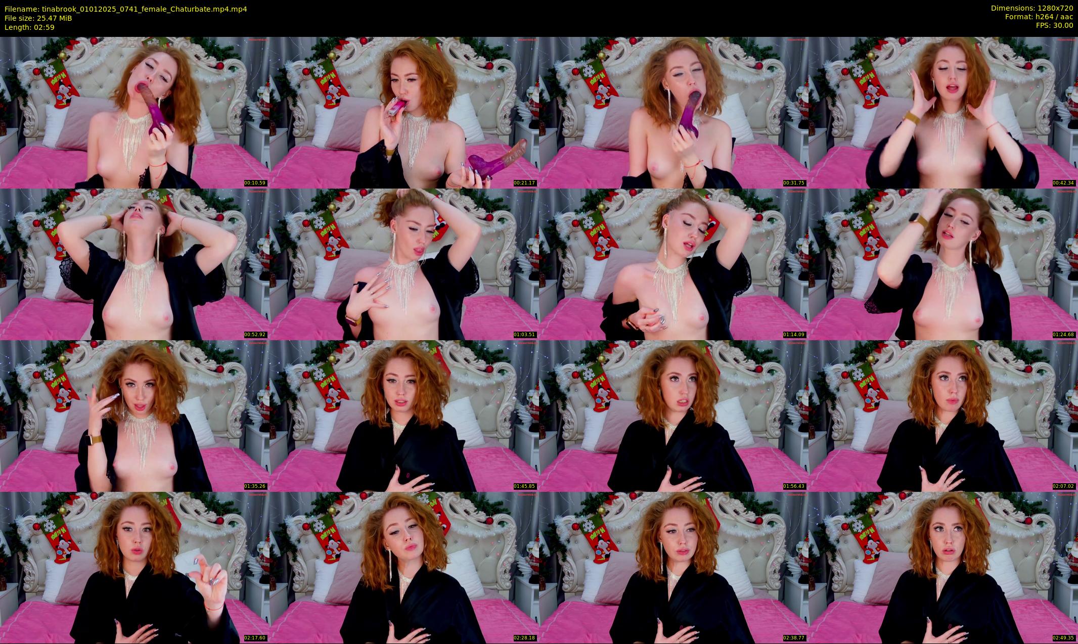 tinabrook — 3 minute Chaturbate female cam show recording, 720p, Jan 1, 2025