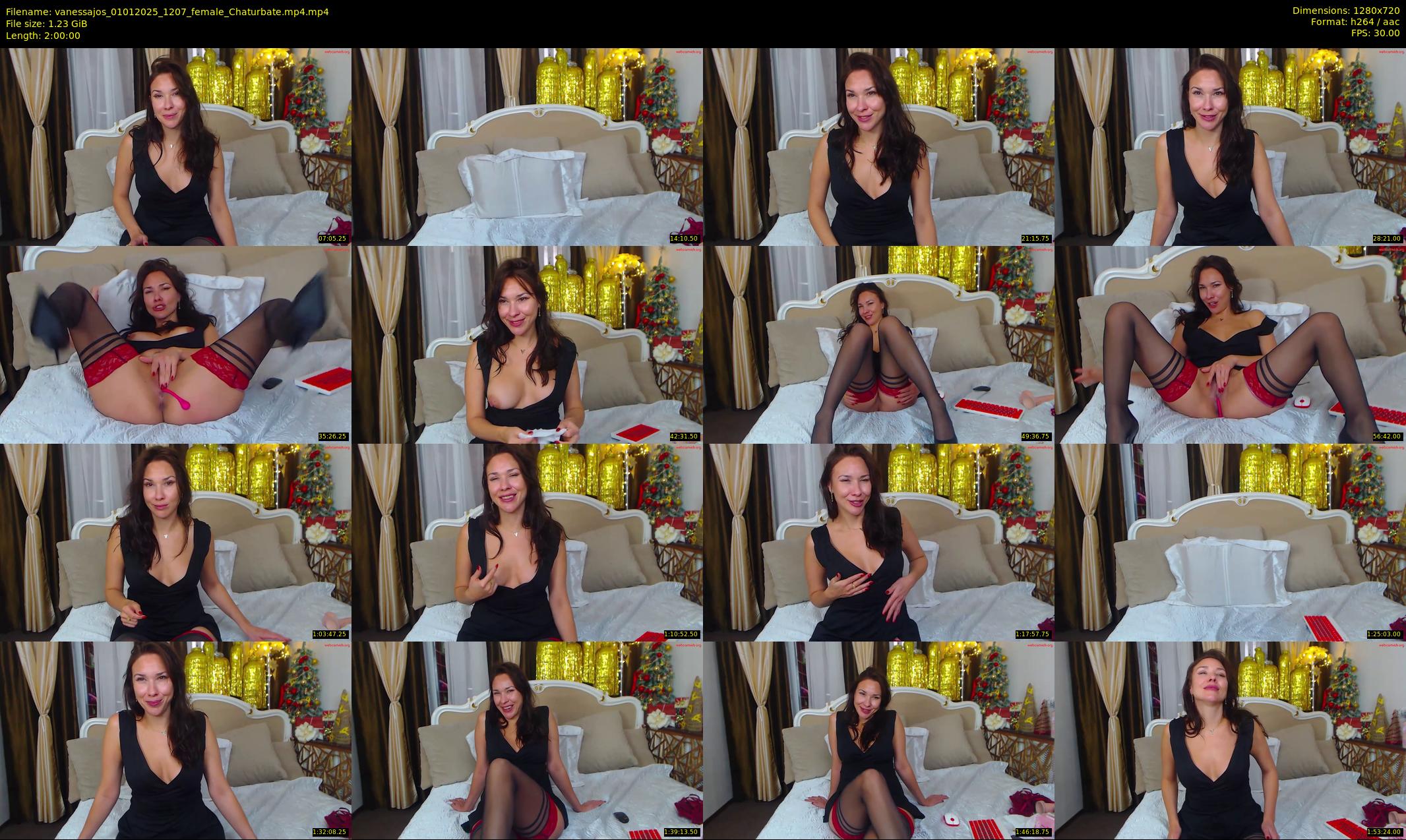 vanessajos — 120 minute Chaturbate female cam show recording, 720p, Jan 1, 2025