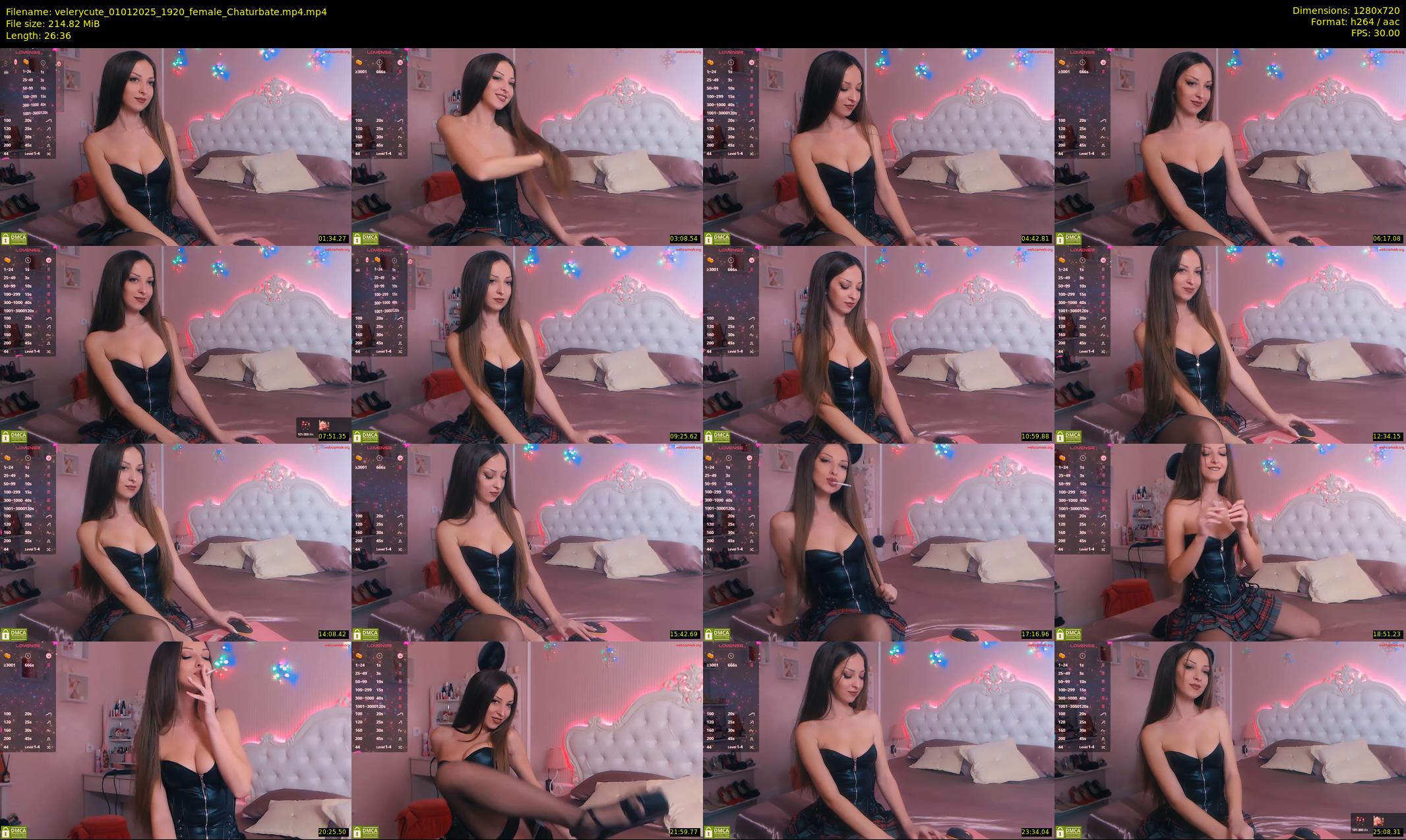 velerycute — 27 minute Chaturbate female cam show recording, 720p, Jan 1, 2025
