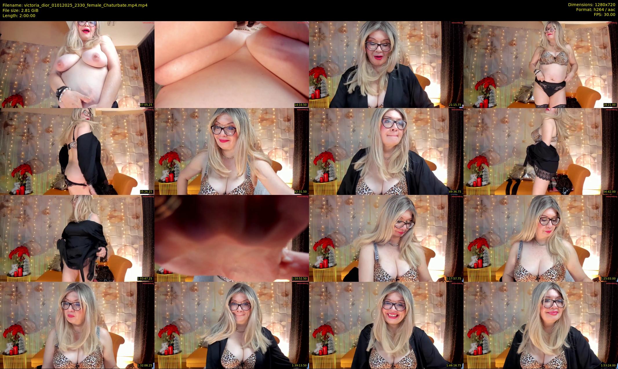 victoria_dior — 120 minute Chaturbate female cam show recording, 720p, Jan 1, 2025