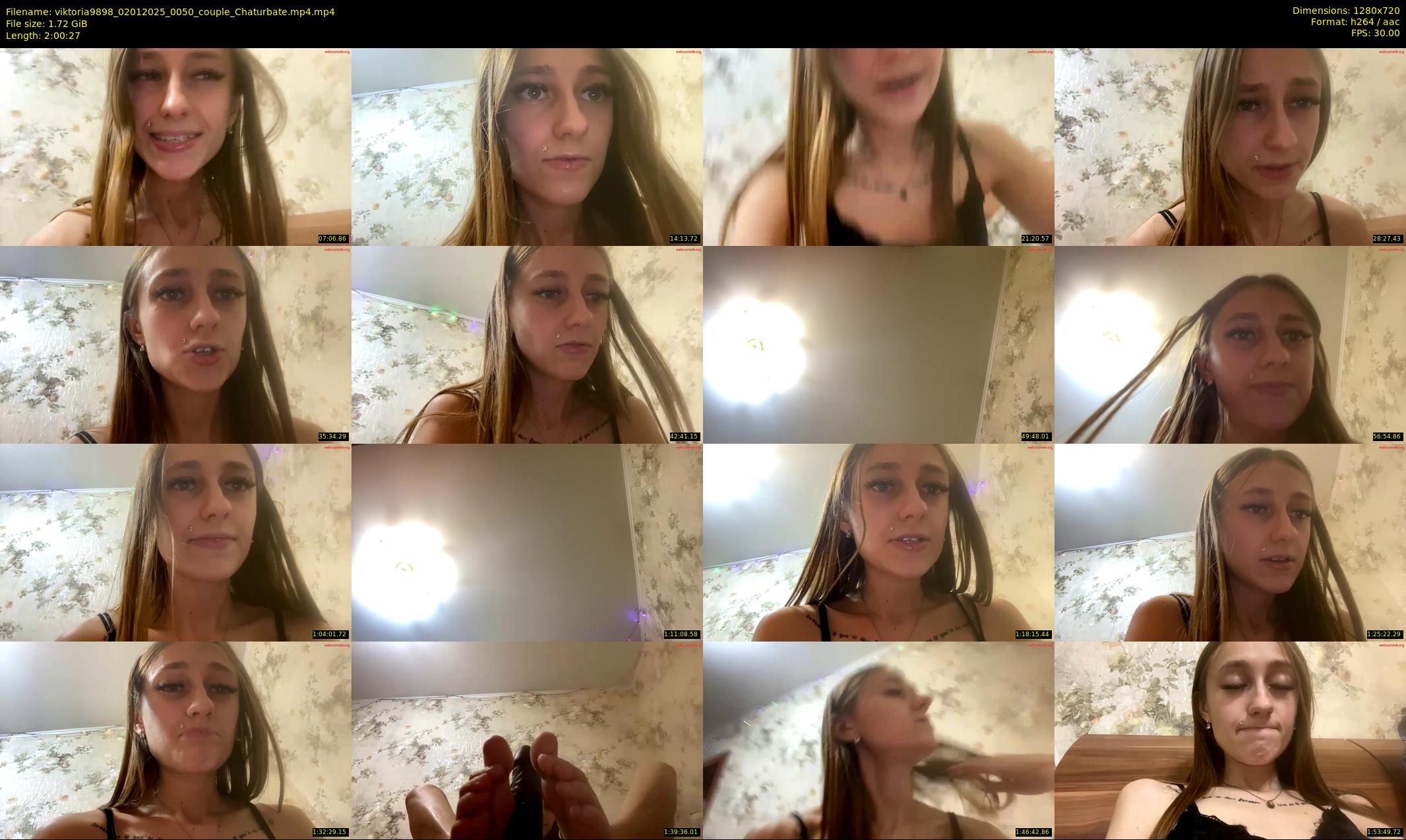 viktoria9898 — 121 minute Chaturbate couple cam show recording, 720p, Jan 2, 2025