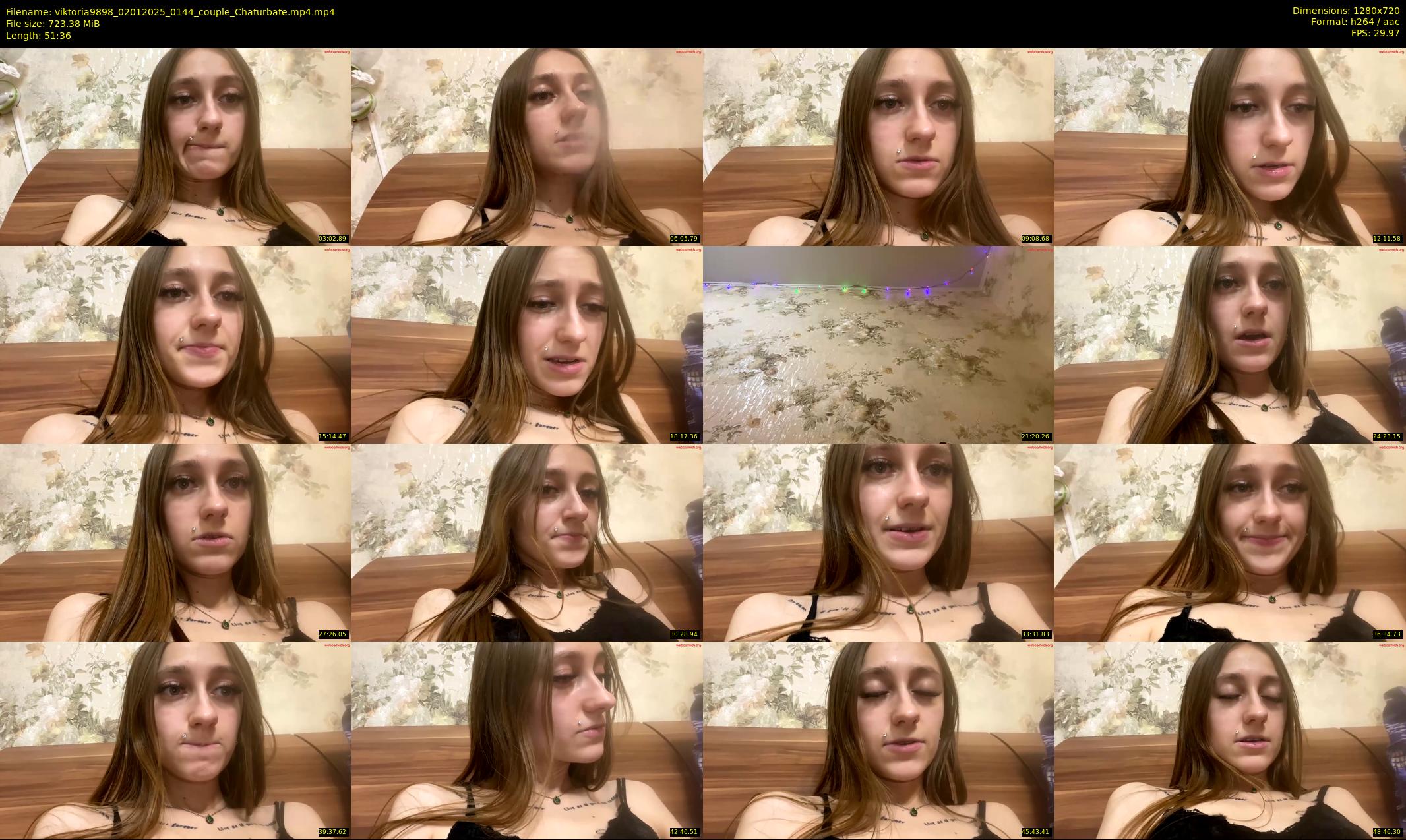 viktoria9898 — 52 minute Chaturbate couple cam show recording, 720p, Jan 2, 2025