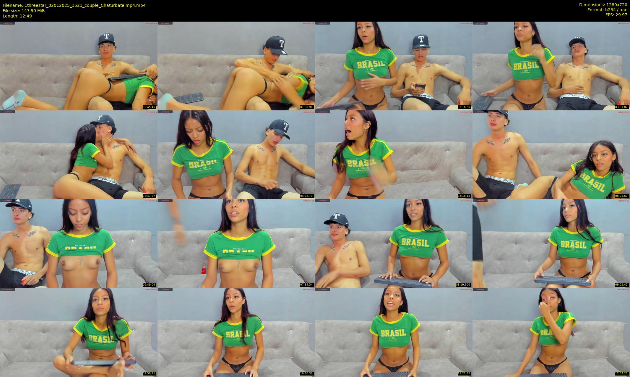 1threestar — 13 minute Chaturbate couple cam show recording, 720p, Jan 2, 2025