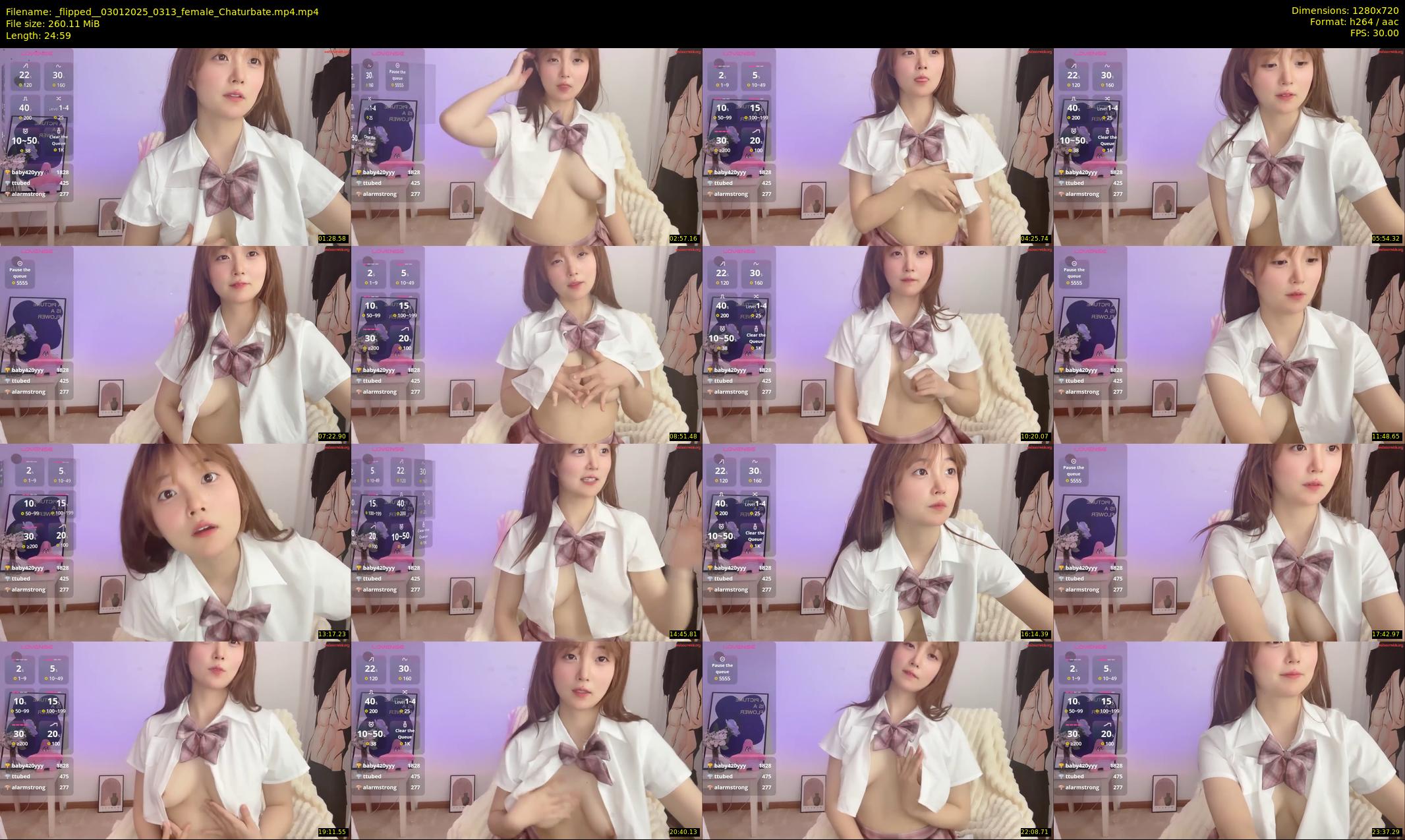 _flipped_ — 25 minute Chaturbate female cam show recording, 720p, Jan 3, 2025