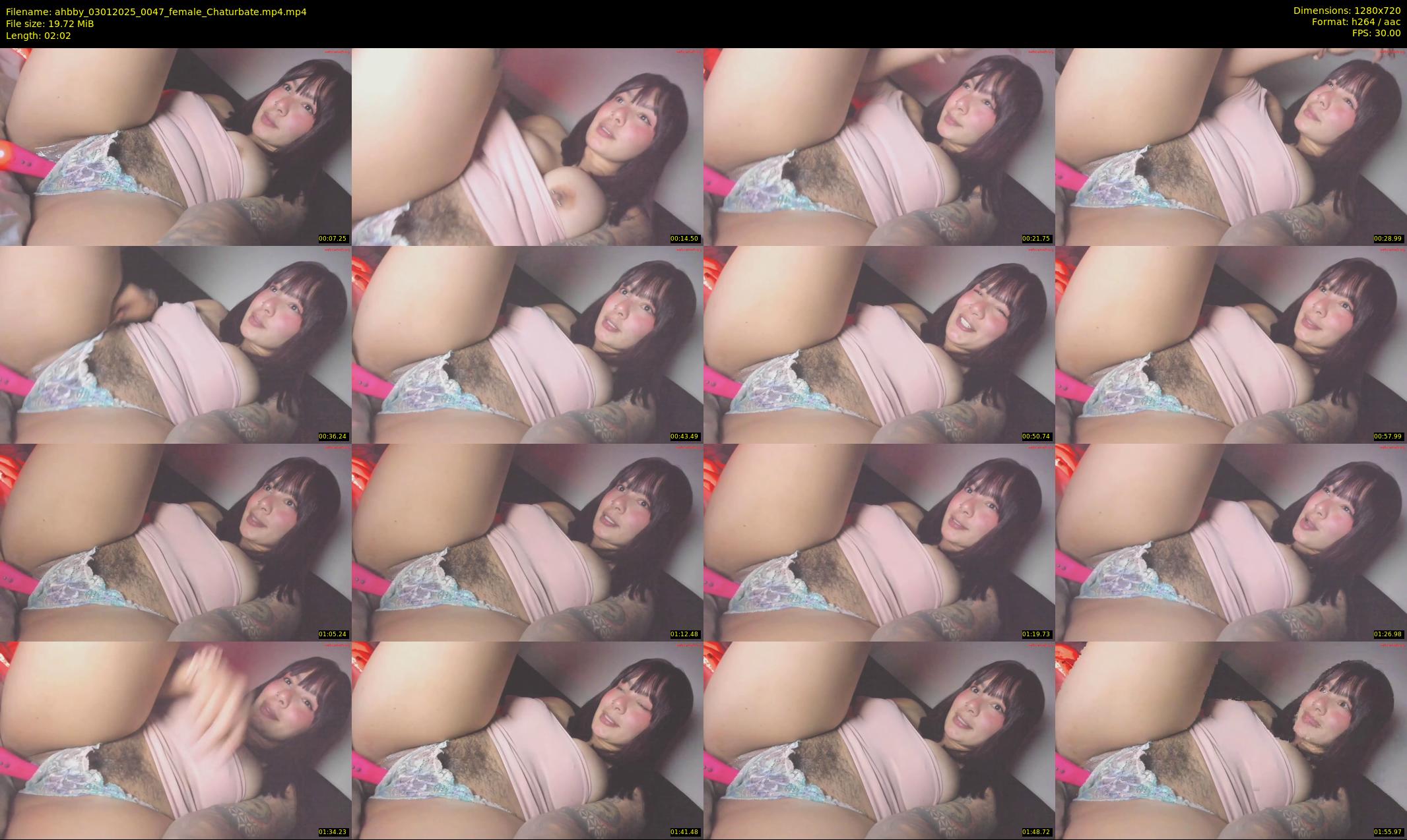 ahbby — 3 minute Chaturbate female cam show recording, 720p, Jan 3, 2025