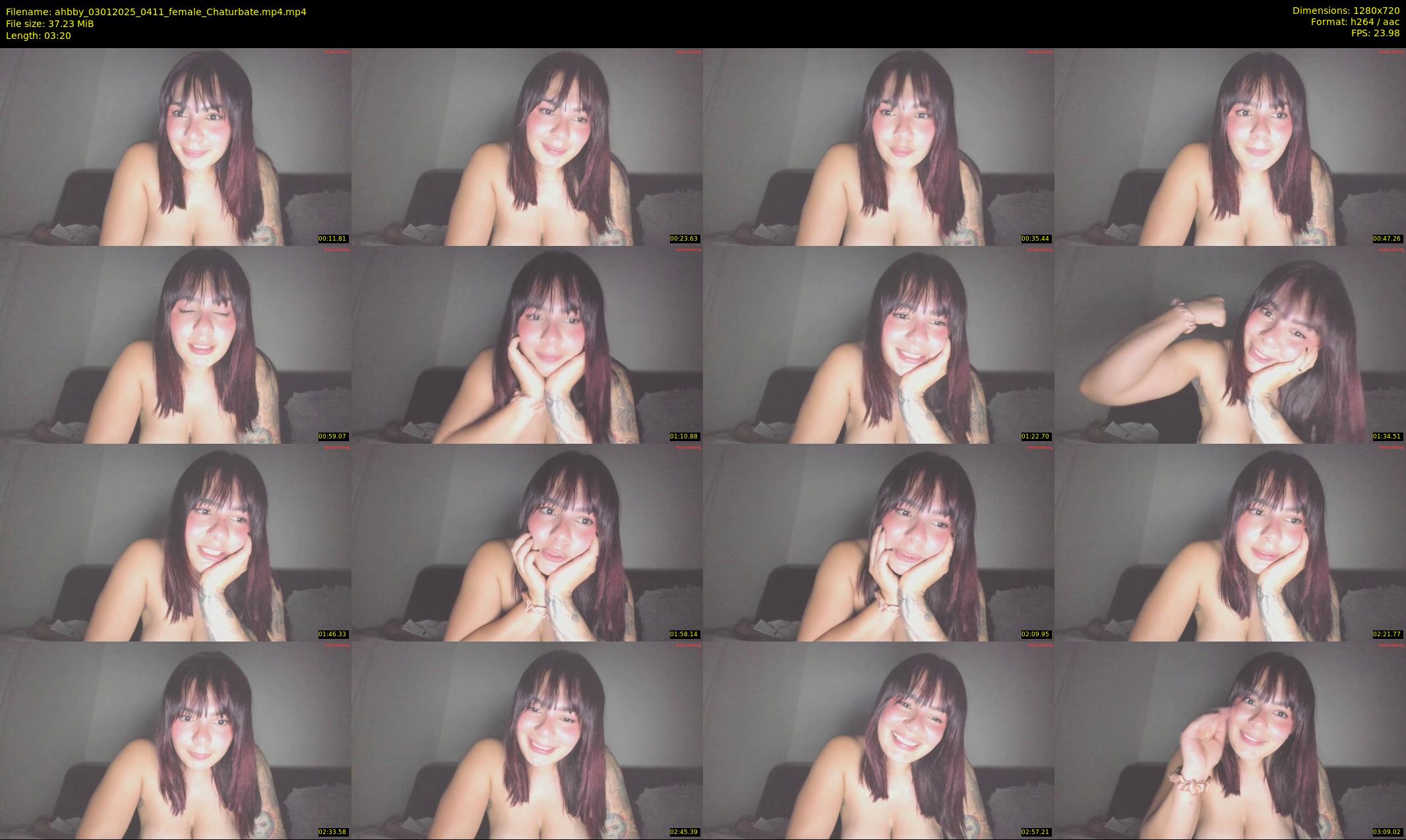 ahbby — 4 minute Chaturbate female cam show recording, 720p, Jan 3, 2025