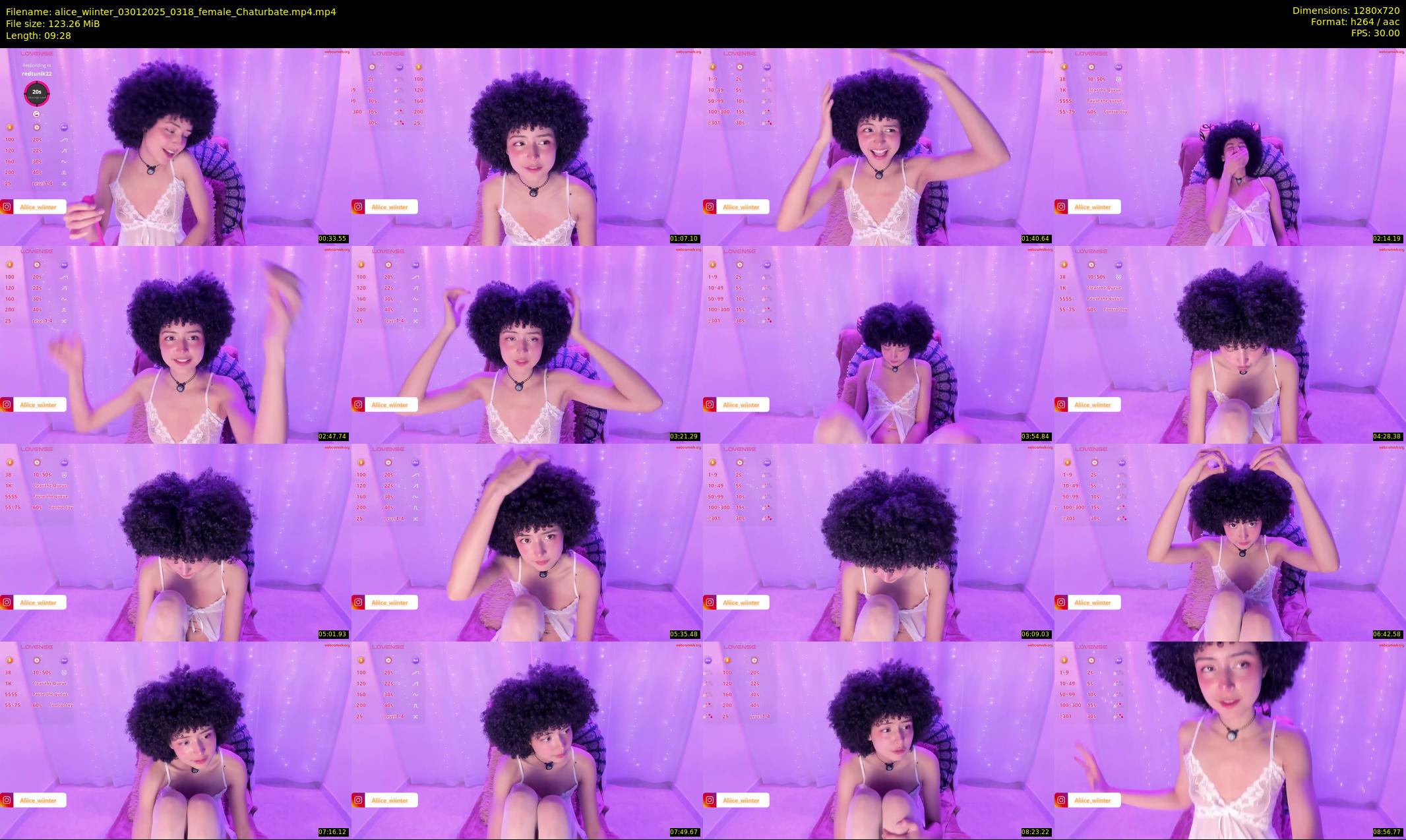 alice_wiinter — 10 minute Chaturbate female cam show recording, 720p, Jan 3, 2025