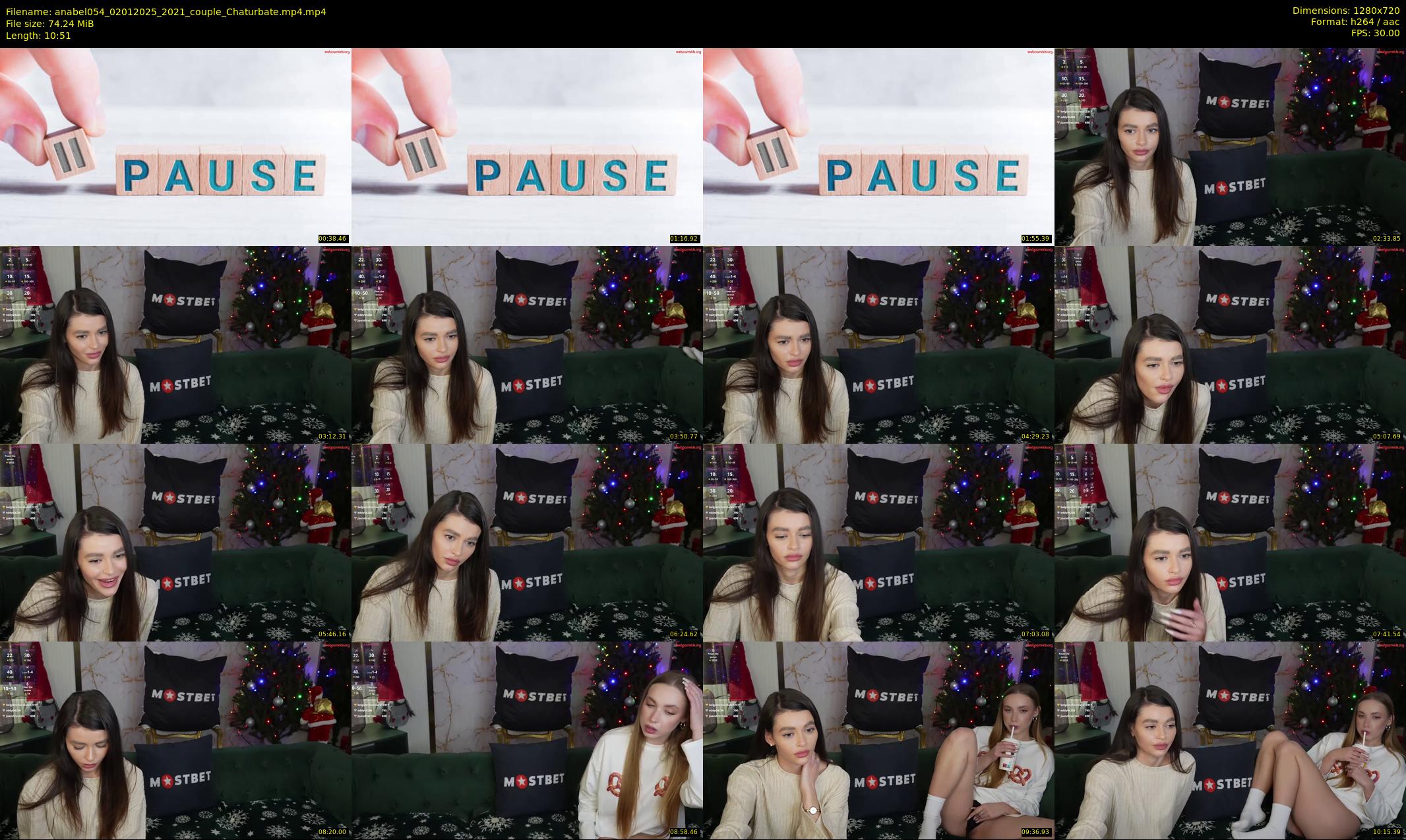 anabel054 — 11 minute Chaturbate female cam show recording, 720p, Jan 2, 2025