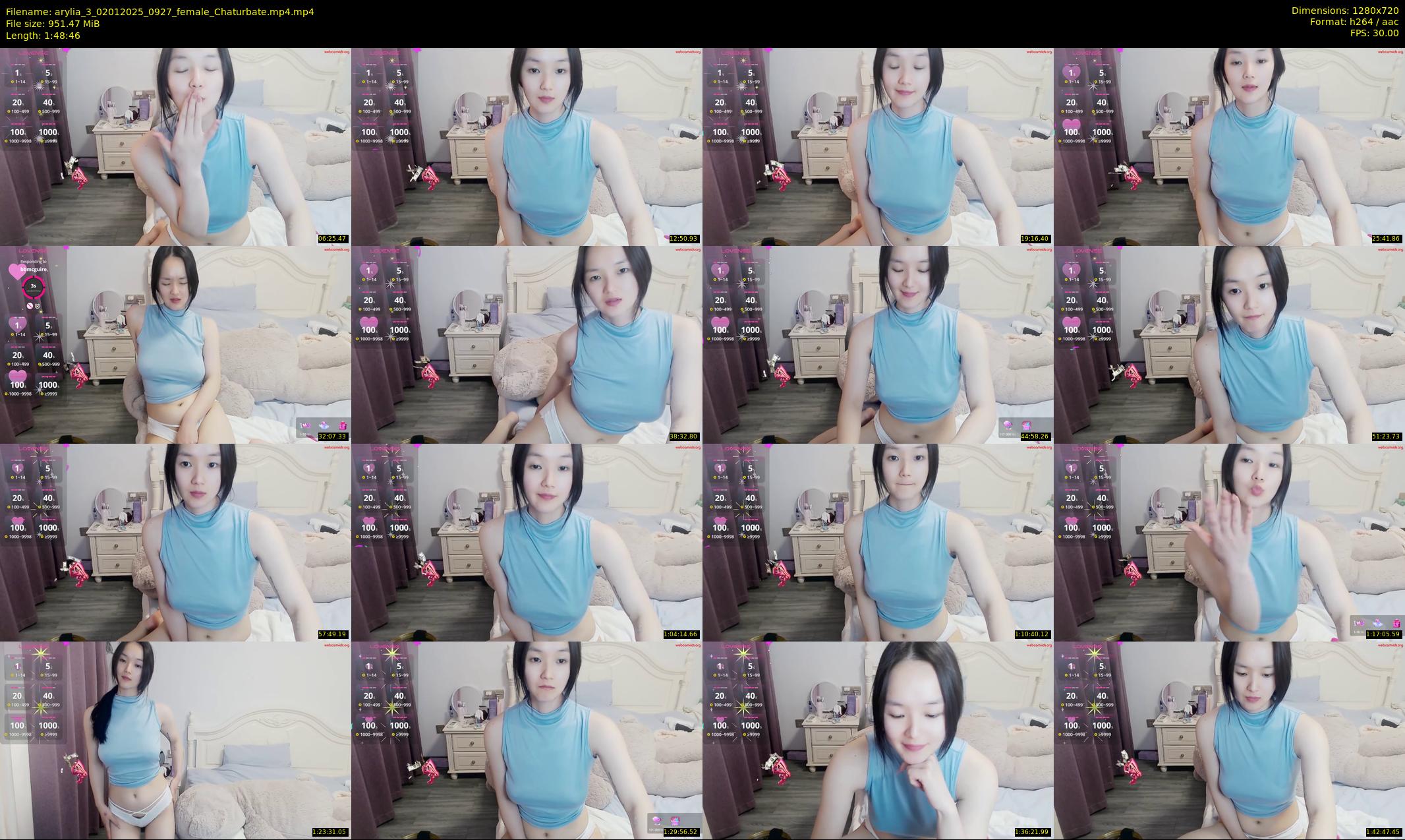 arylia_3 — 109 minute Chaturbate female cam show recording, 720p, Jan 2, 2025