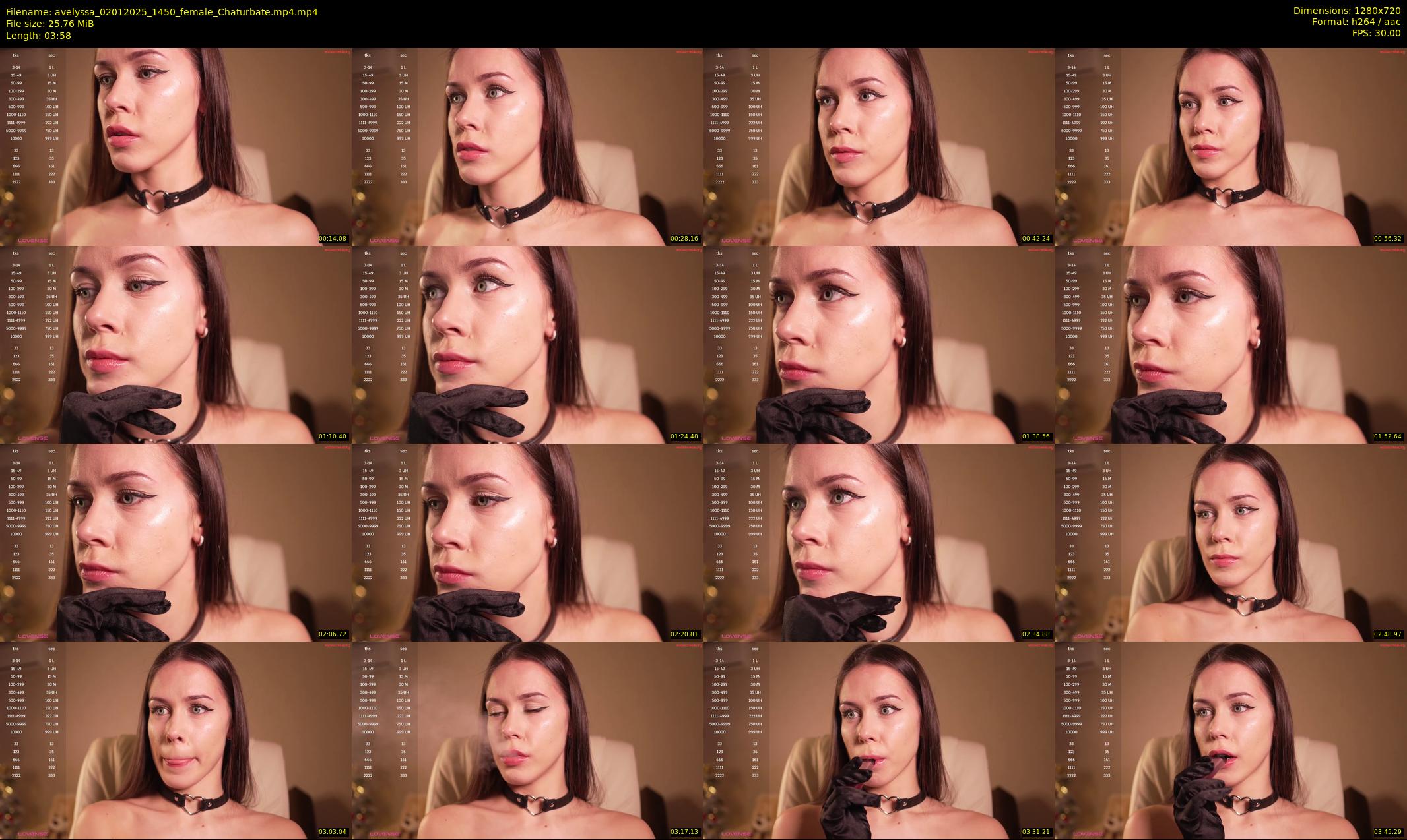 avelyssa — 4 minute Chaturbate female cam show recording, 720p, Jan 2, 2025