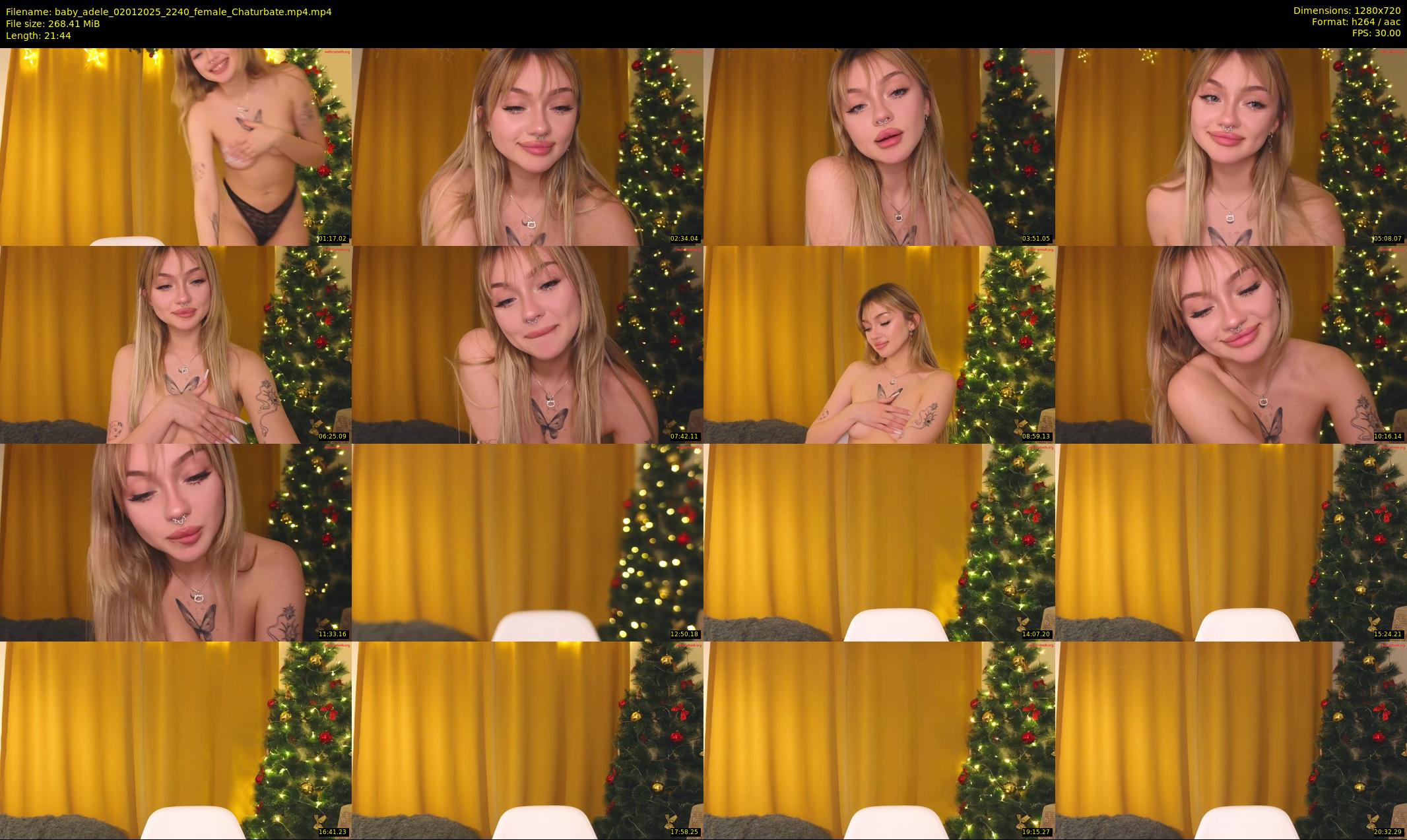 baby_adele — 22 minute Chaturbate female cam show recording, 720p, Jan 2, 2025