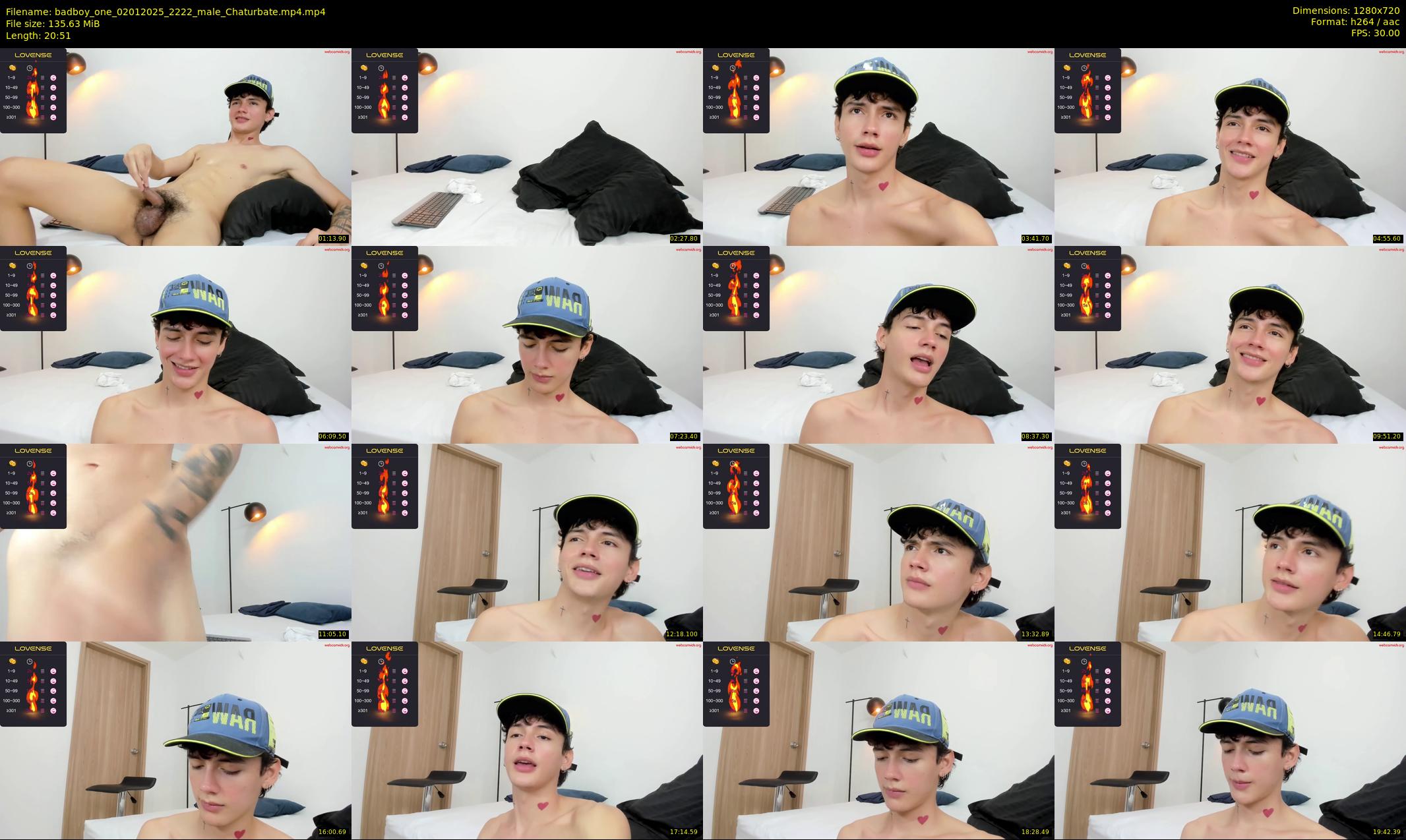 badboy_one — 21 minute Chaturbate male cam show recording, 720p, Jan 2, 2025