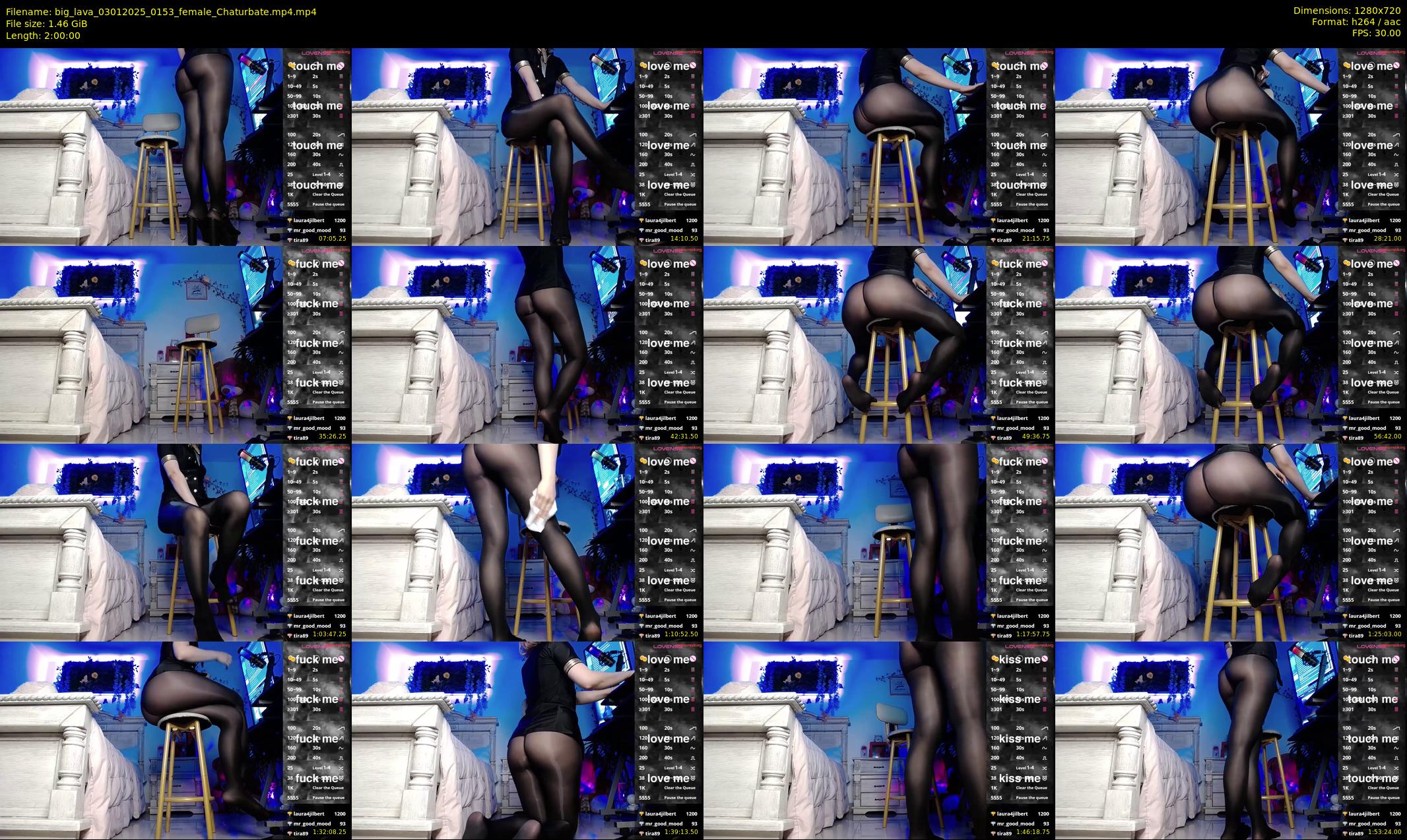 big_lava — 120 minute Chaturbate female cam show recording, 720p, Jan 3, 2025