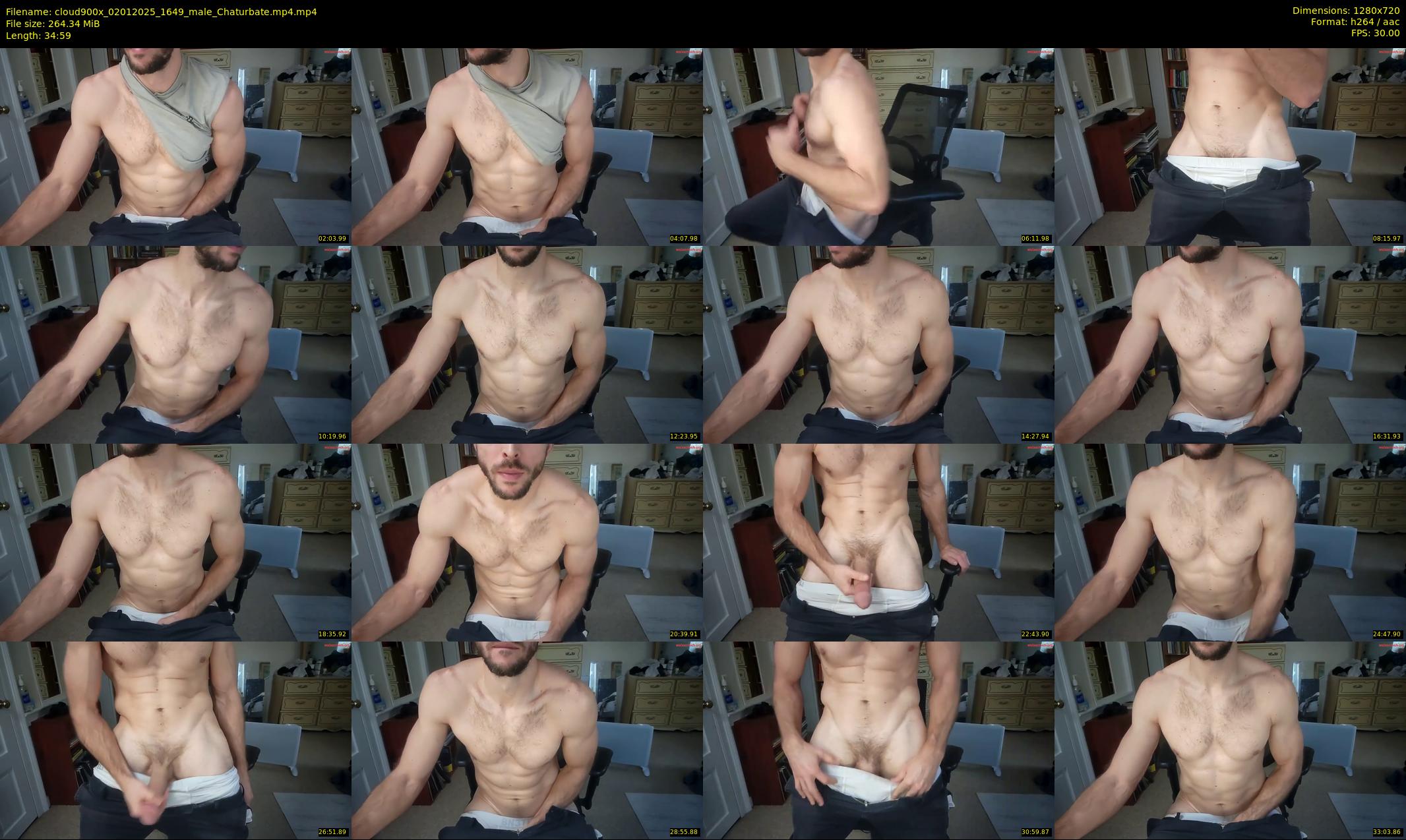 cloud900x — 35 minute Chaturbate male cam show recording, 720p, Jan 2, 2025