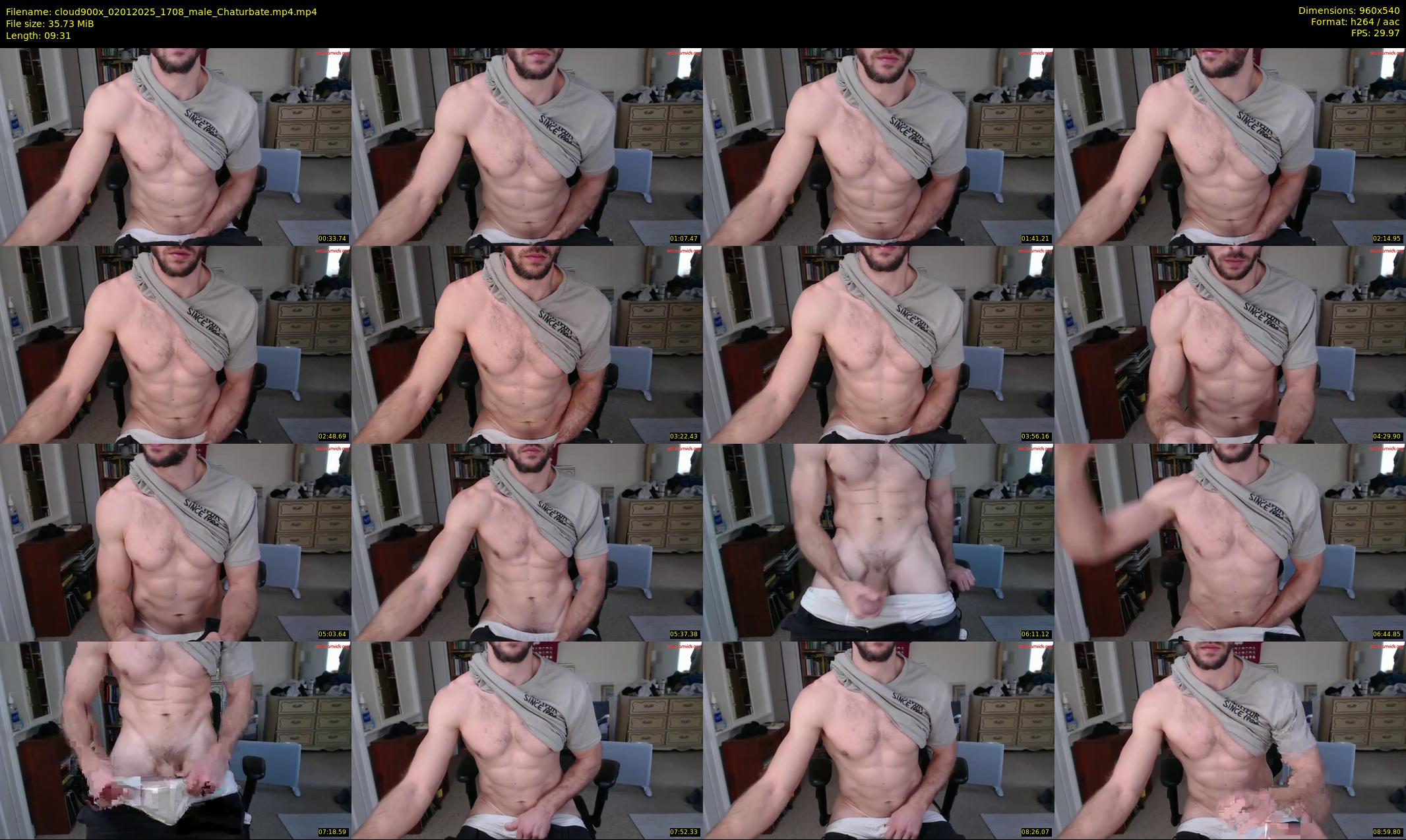 cloud900x — 10 minute Chaturbate male cam show recording, 480p, Jan 2, 2025