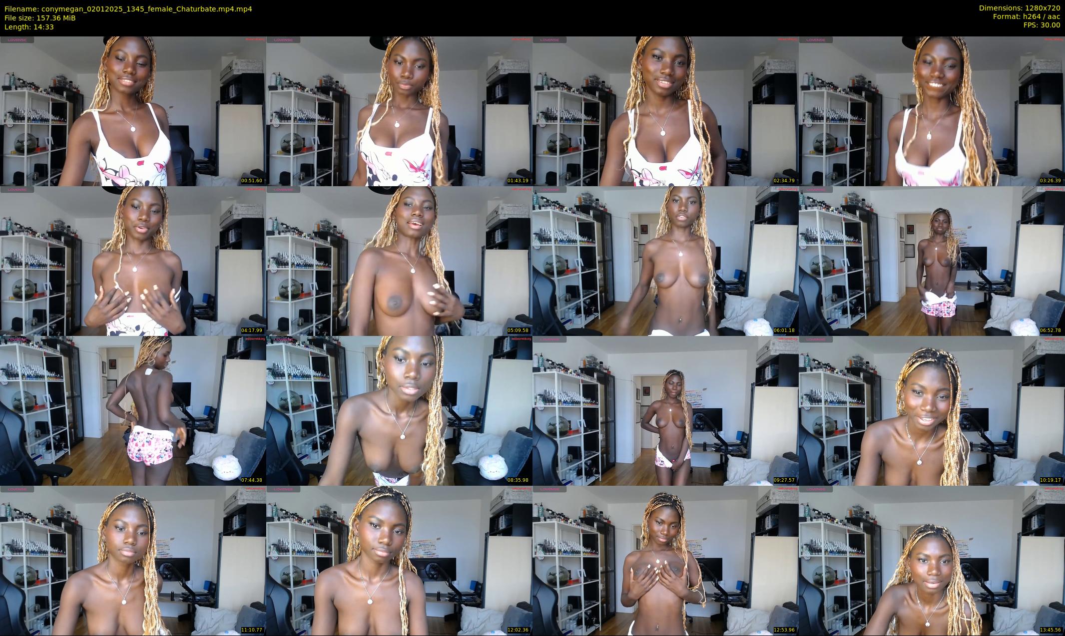 conymegan — 15 minute Chaturbate female cam show recording, 720p, Jan 2, 2025