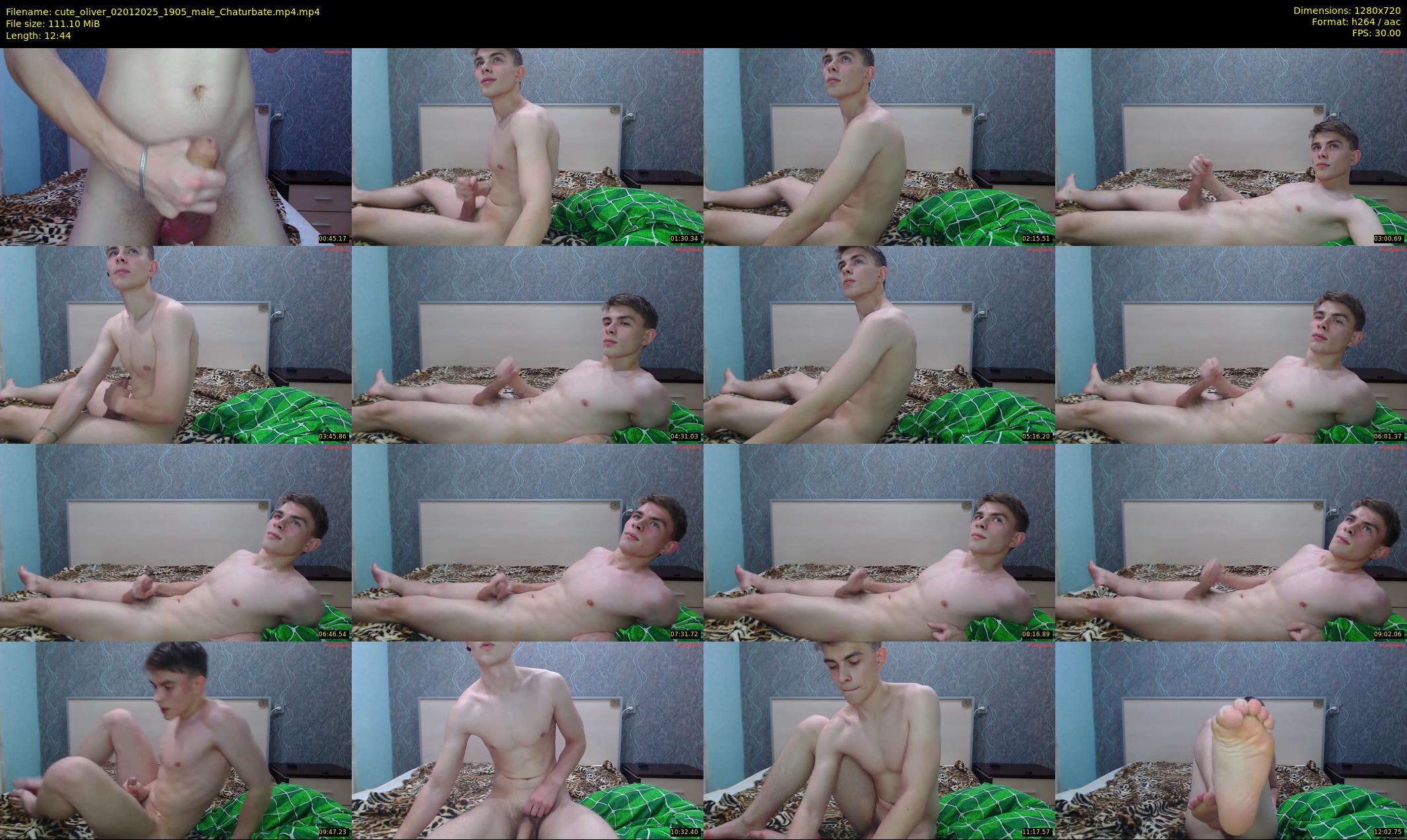 cute_oliver — 13 minute Chaturbate male cam show recording, 720p, Jan 2, 2025