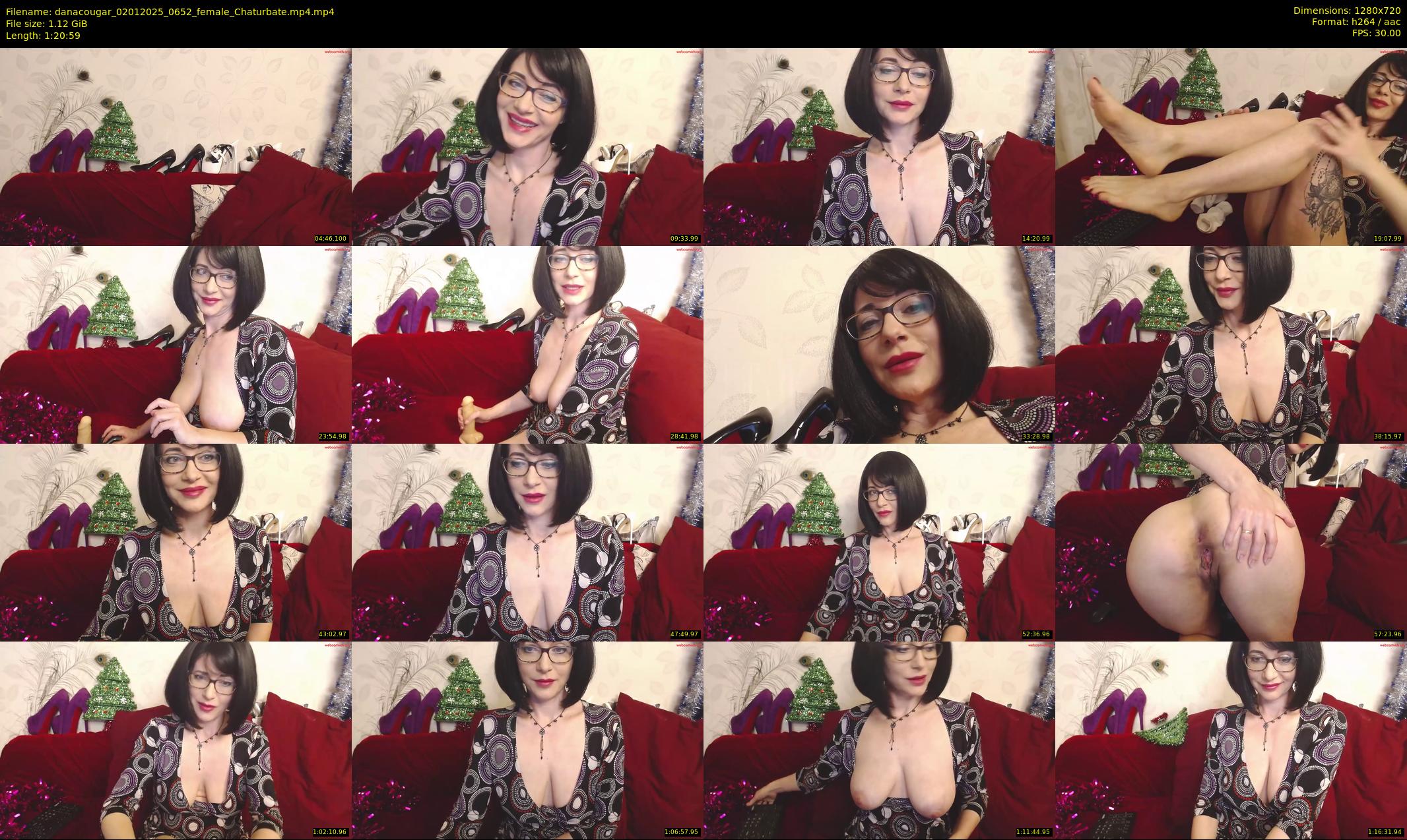 danacougar — 81 minute Chaturbate female cam show recording, 720p, Jan 2, 2025