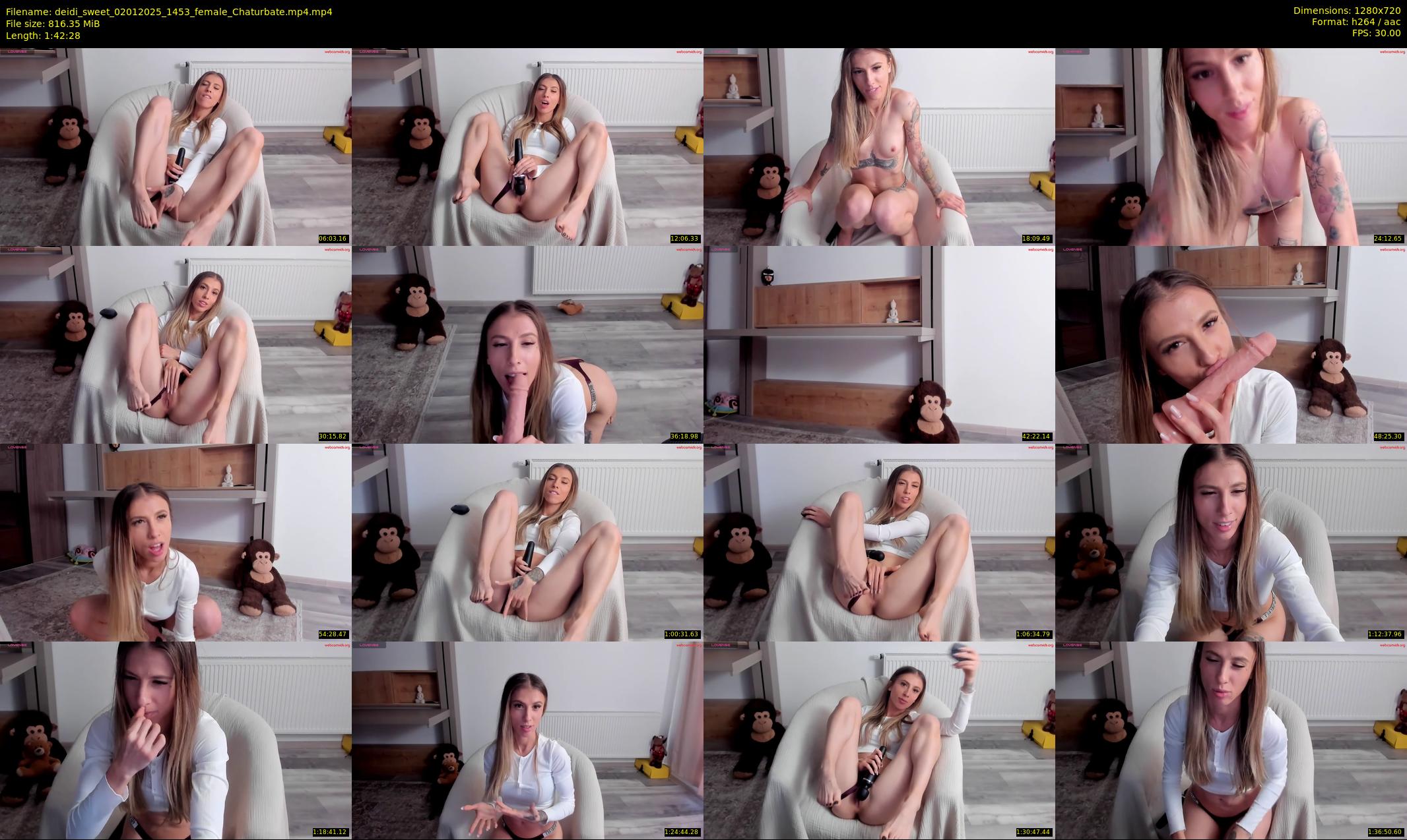 deidi_sweet — 103 minute Chaturbate female cam show recording, 720p, Jan 2, 2025