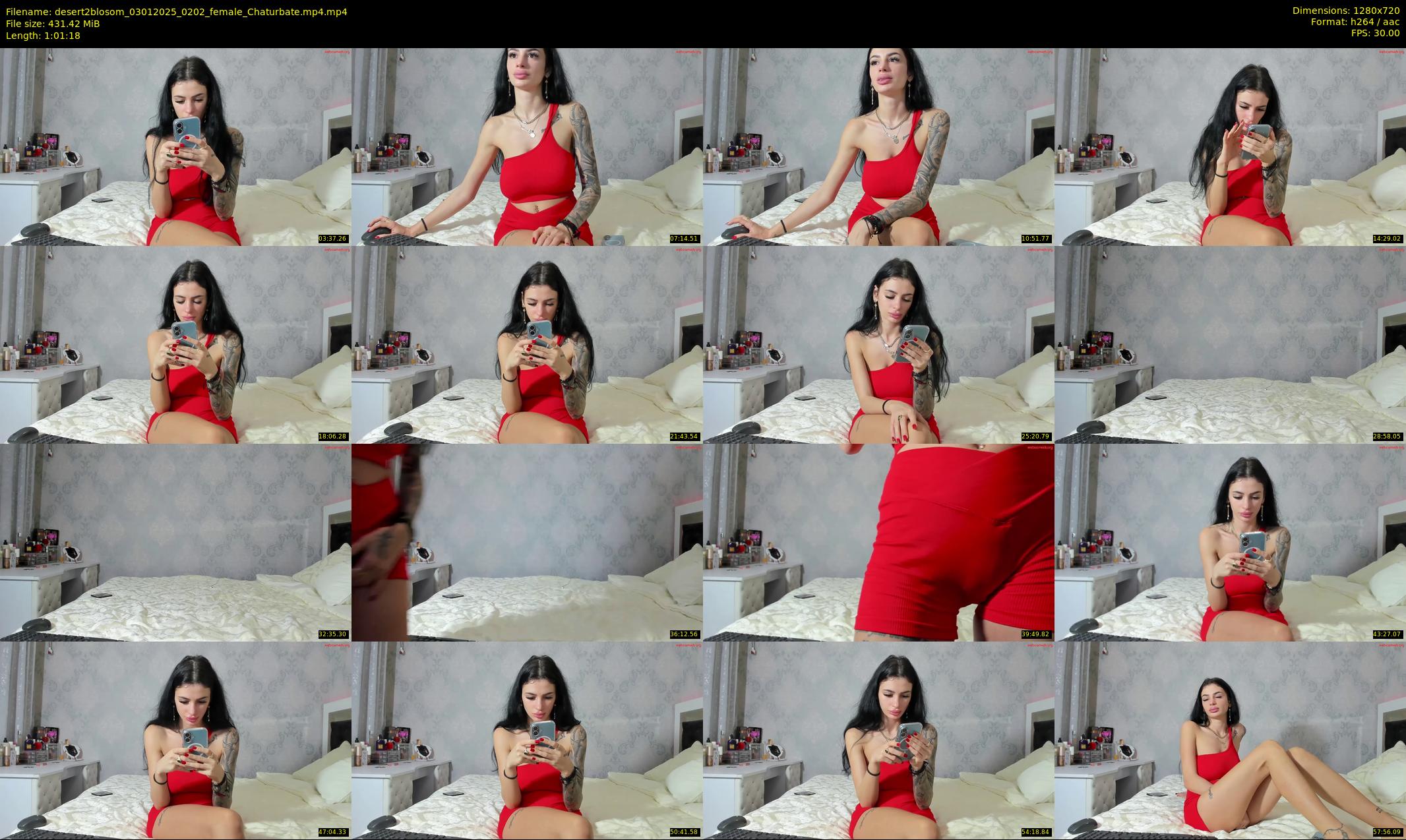 desert2blosom — 62 minute Chaturbate female cam show recording, 720p, Jan 3, 2025