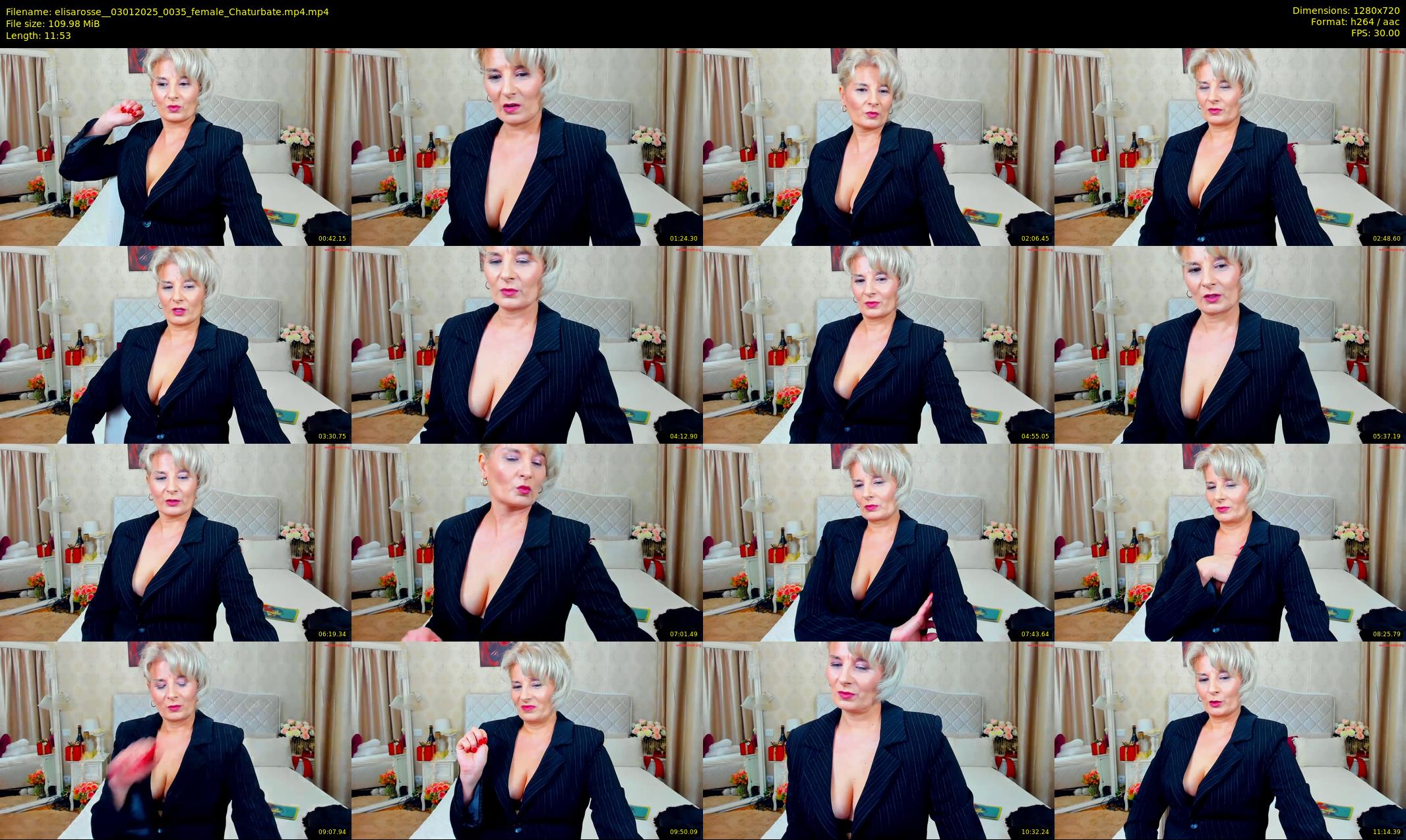 elisarosse_ — 12 minute Chaturbate female cam show recording, 720p, Jan 3, 2025