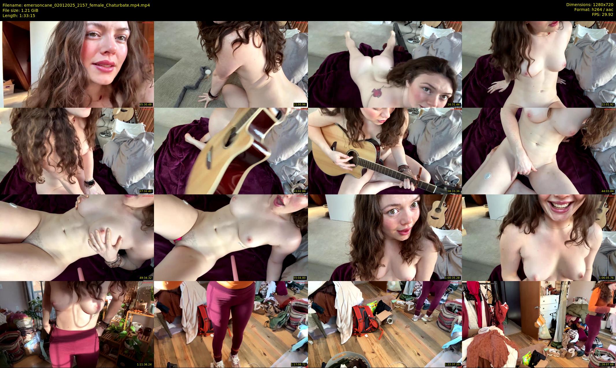 emersoncane — 94 minute Chaturbate female cam show recording, 720p, Jan 2, 2025