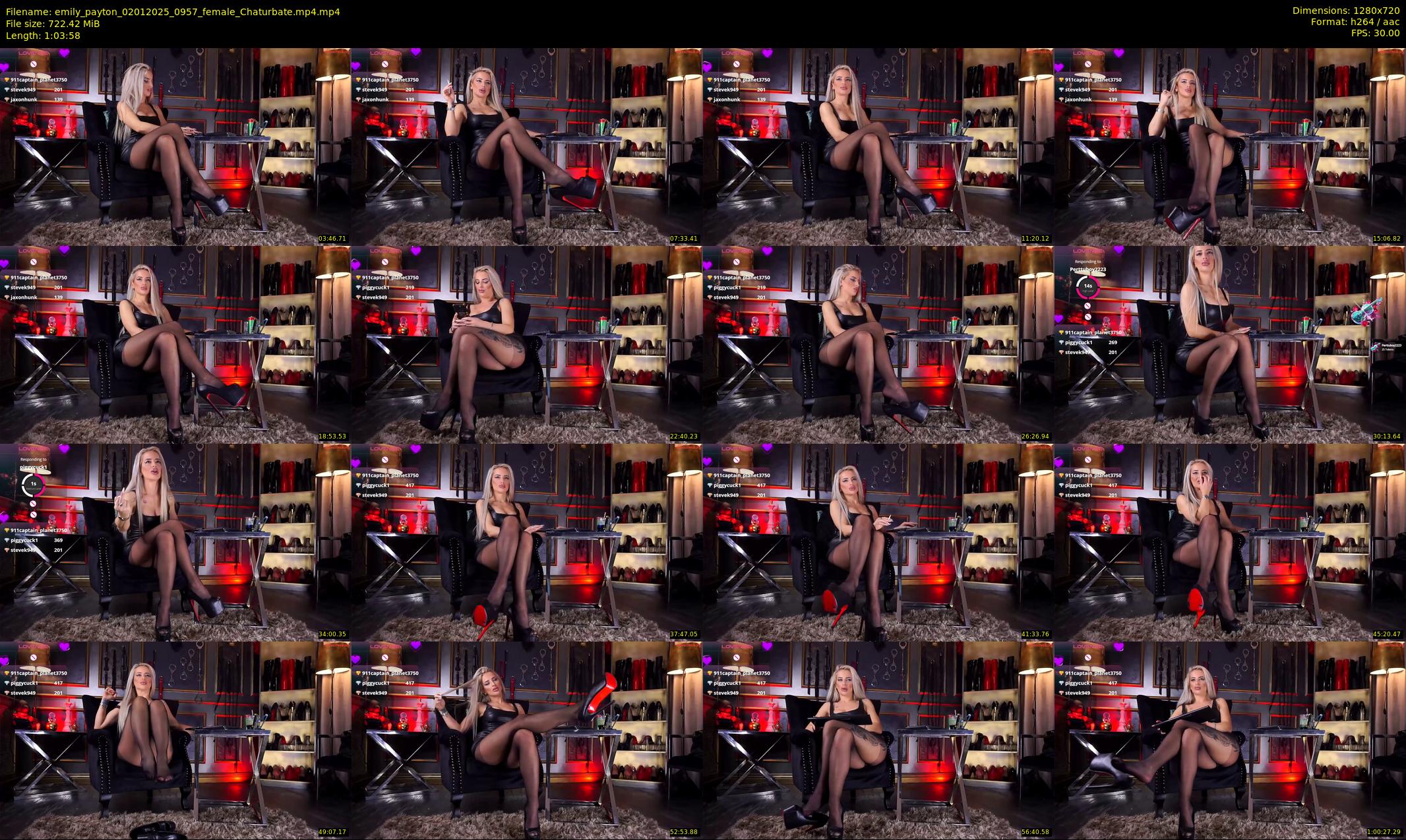 emily_payton — 64 minute Chaturbate female cam show recording, 720p, Jan 2, 2025