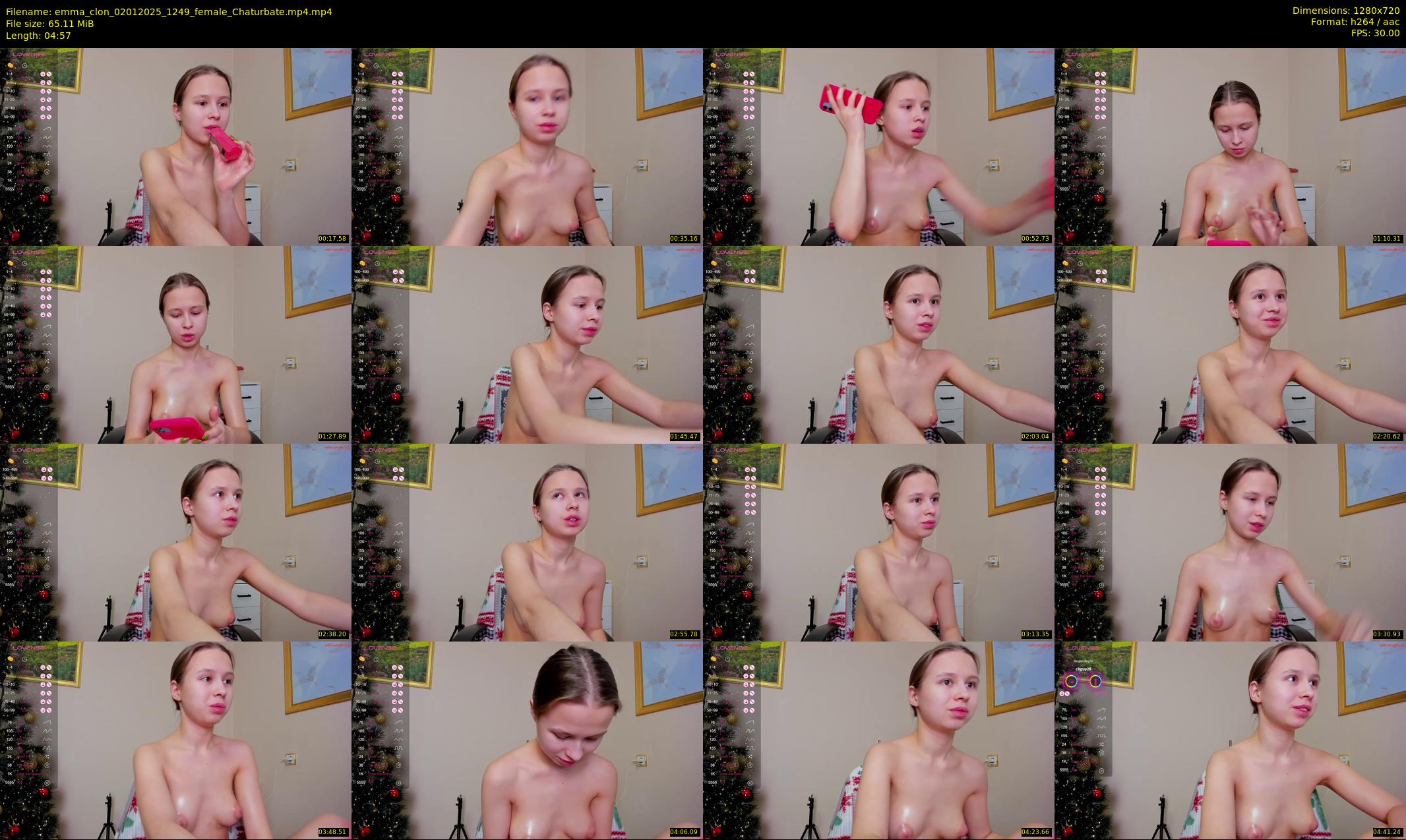 emma_clon — 5 minute Chaturbate female cam show recording, 720p, Jan 2, 2025