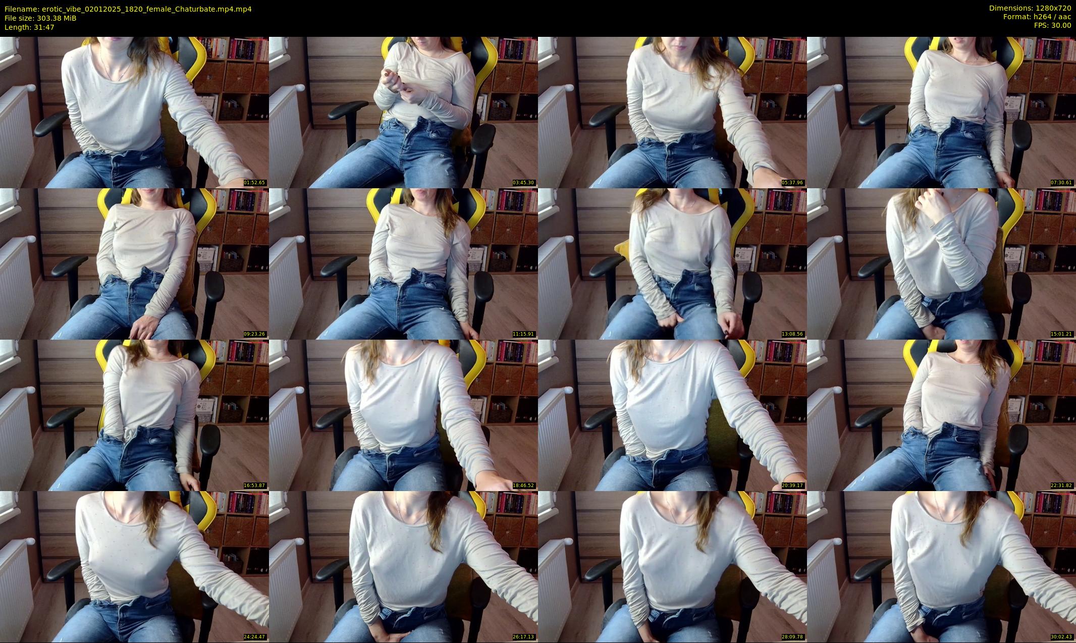 erotic_vibe — 32 minute Chaturbate female cam show recording, 720p, Jan 2, 2025