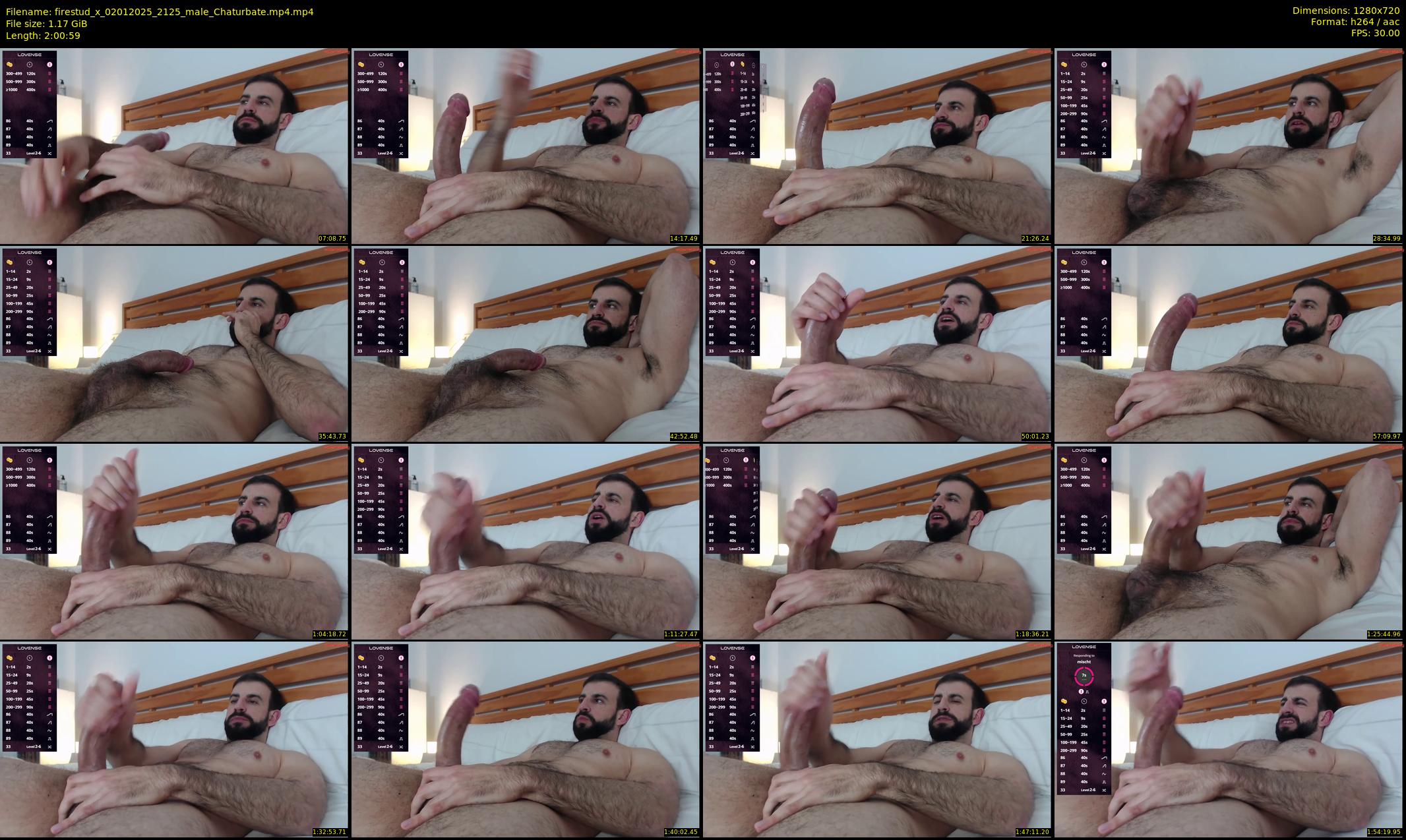 firestud_x — 121 minute Chaturbate male cam show recording, 720p, Jan 2, 2025