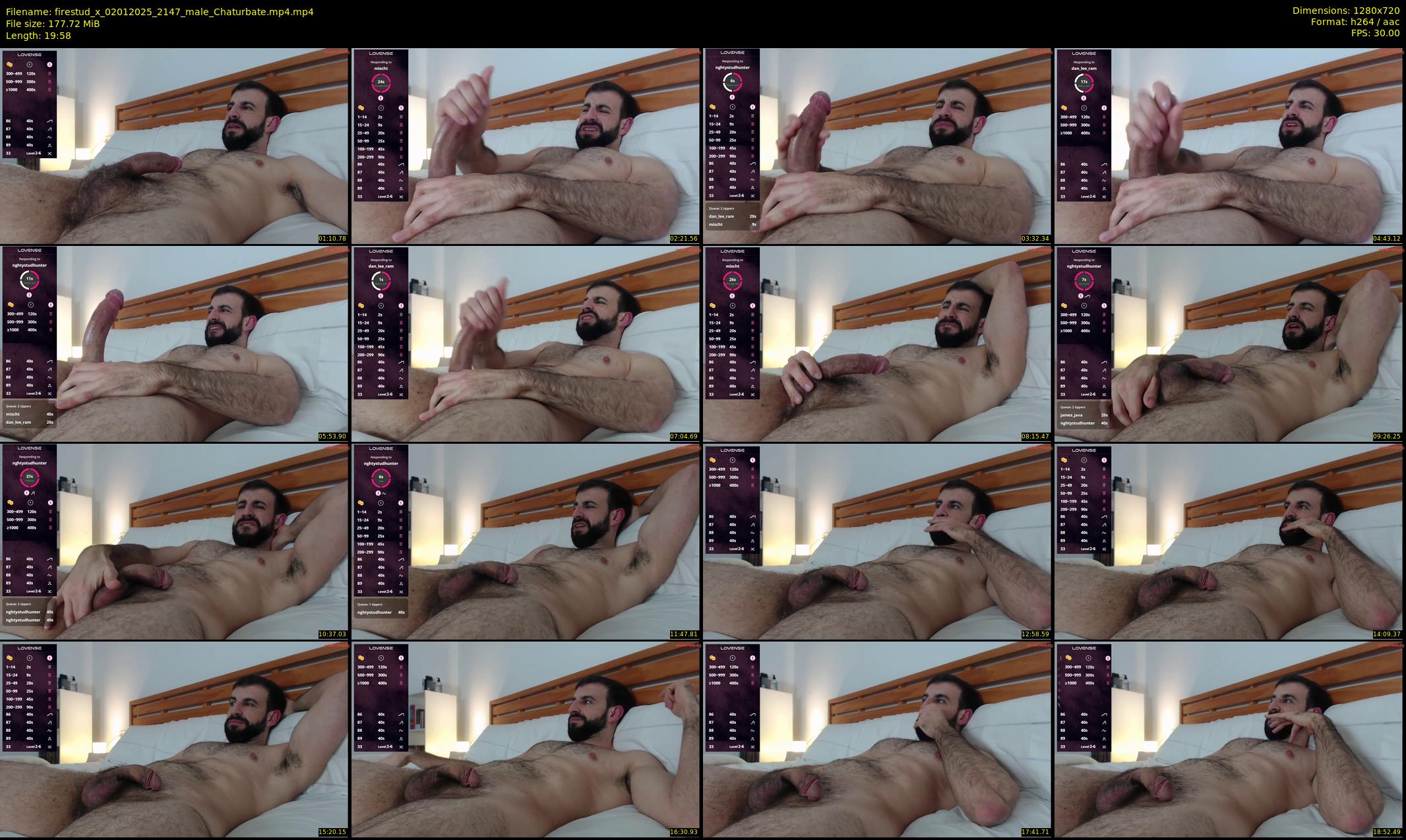 firestud_x — 20 minute Chaturbate male cam show recording, 720p, Jan 2, 2025