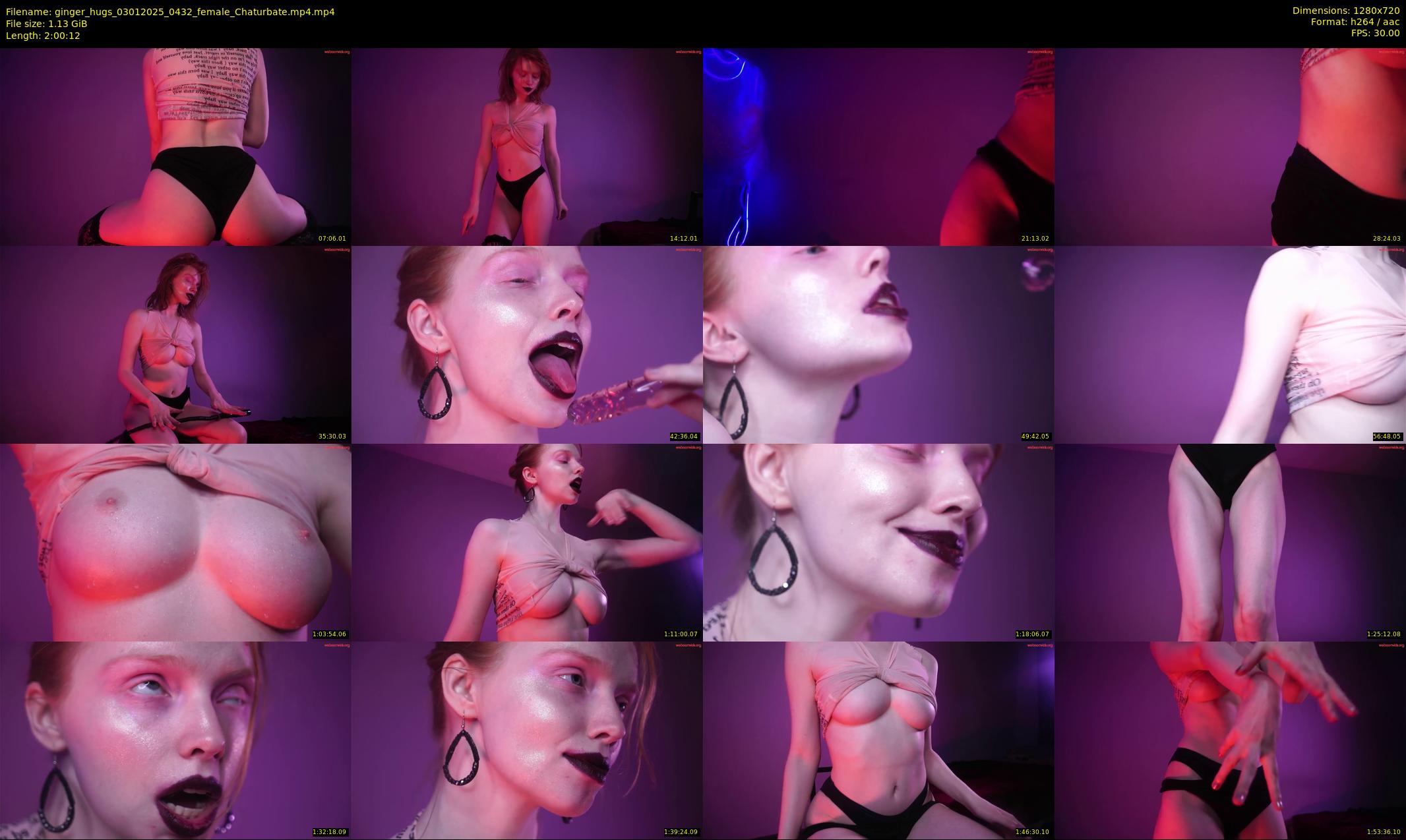 ginger_hugs — 121 minute Chaturbate female cam show recording, 720p, Jan 3, 2025