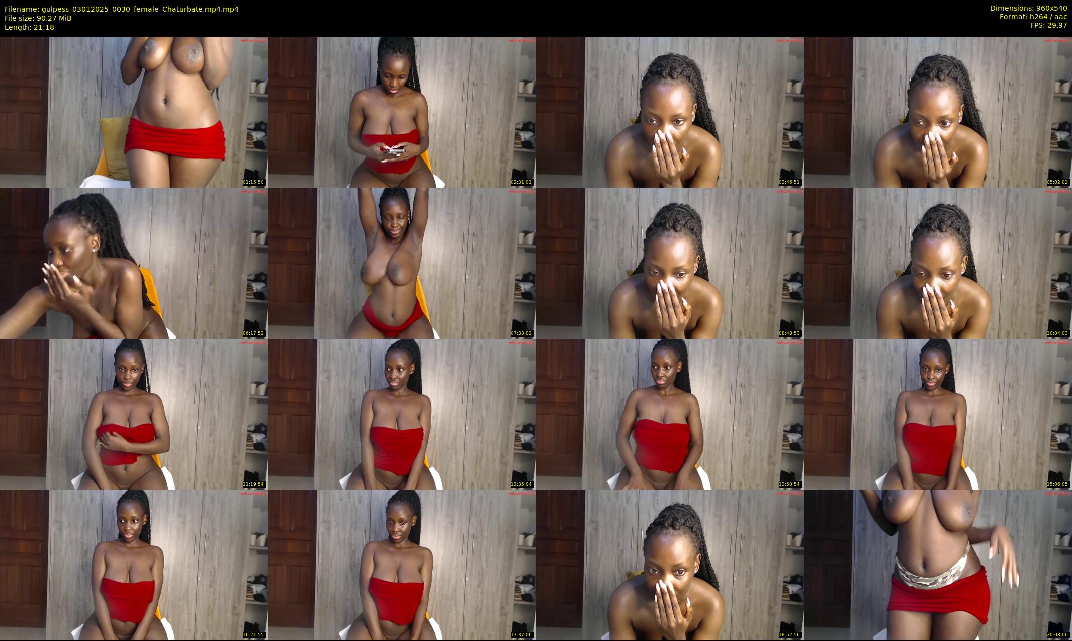 gulpess — 22 minute Chaturbate female cam show recording, 480p, Jan 3, 2025